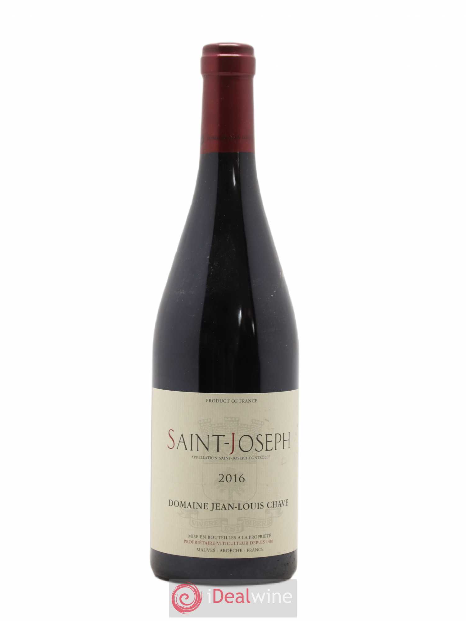Saint-Joseph Jean-Louis Chave 2016 - Lot de 1 bouteille - 0