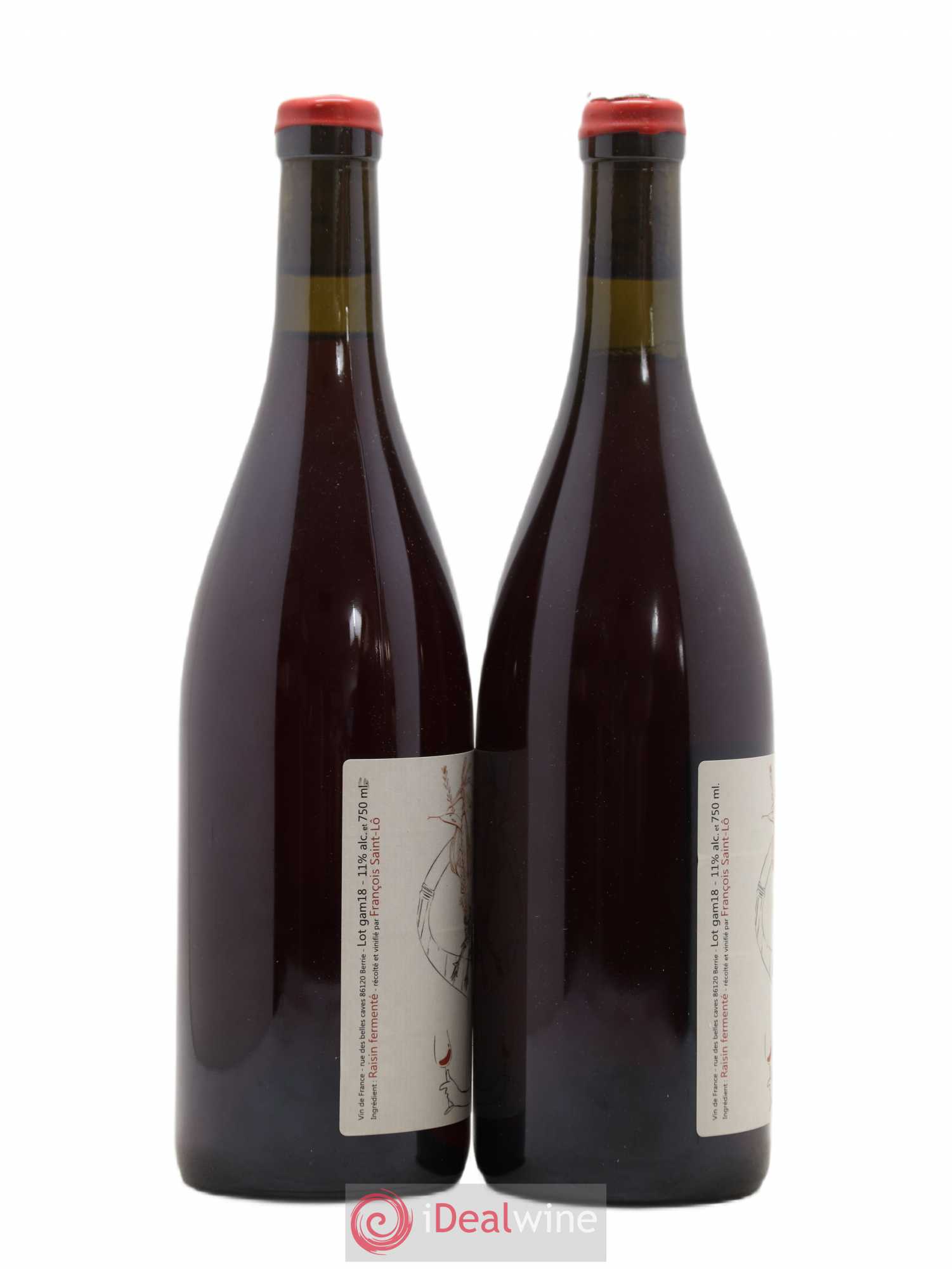 Vin de France Hey Gamin Francois Saint-Lo 2018 - Lot de 2 bouteilles - 1