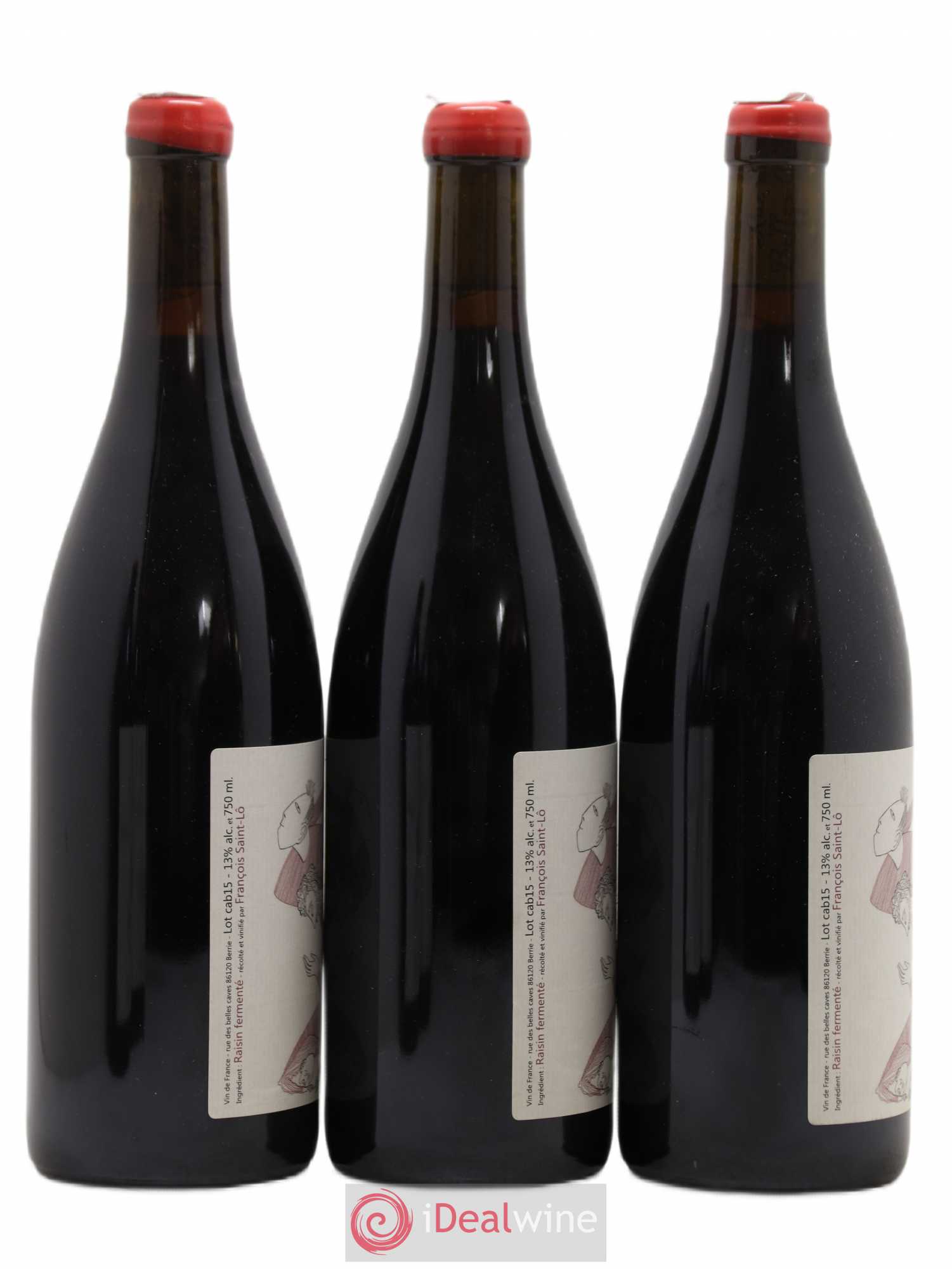 Vin de France Bois Guyon Francois Saint-Lo 2015 - Posten von 3 Flaschen - 1