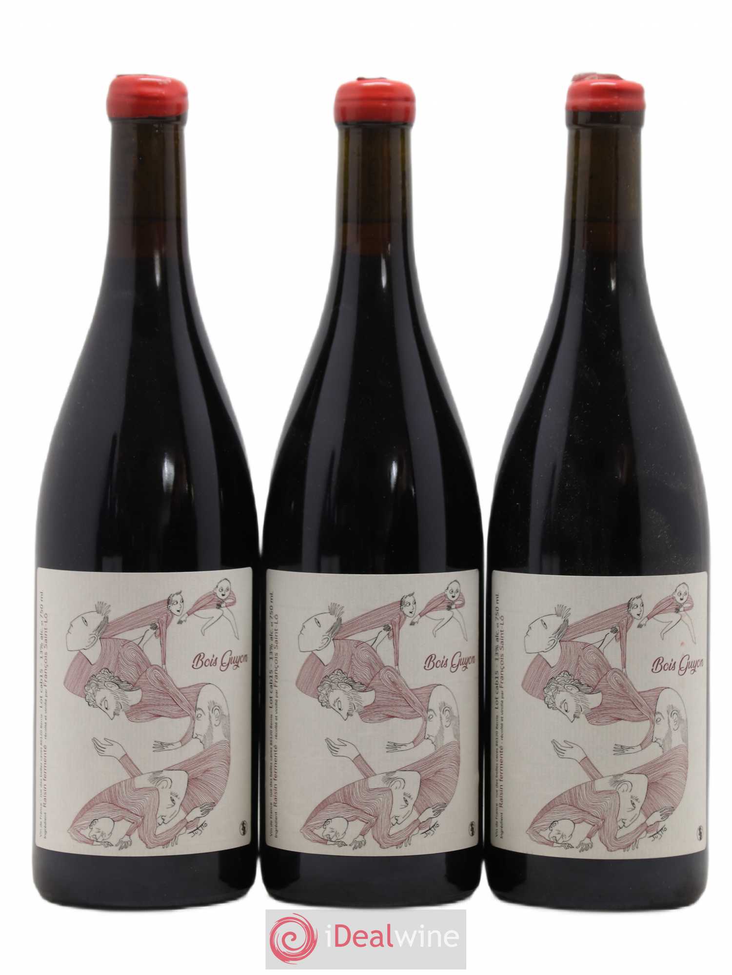 Vin de France Bois Guyon Francois Saint-Lo 2015 - Posten von 3 Flaschen - 0
