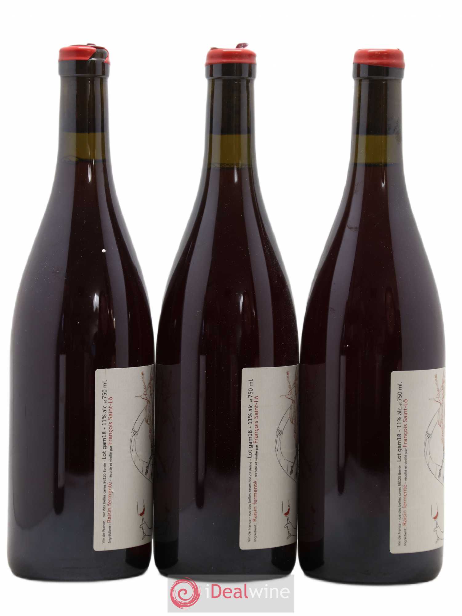 Vin de France Hey Gamin Francois Saint-Lo 2018 - Lot de 3 bouteilles - 1