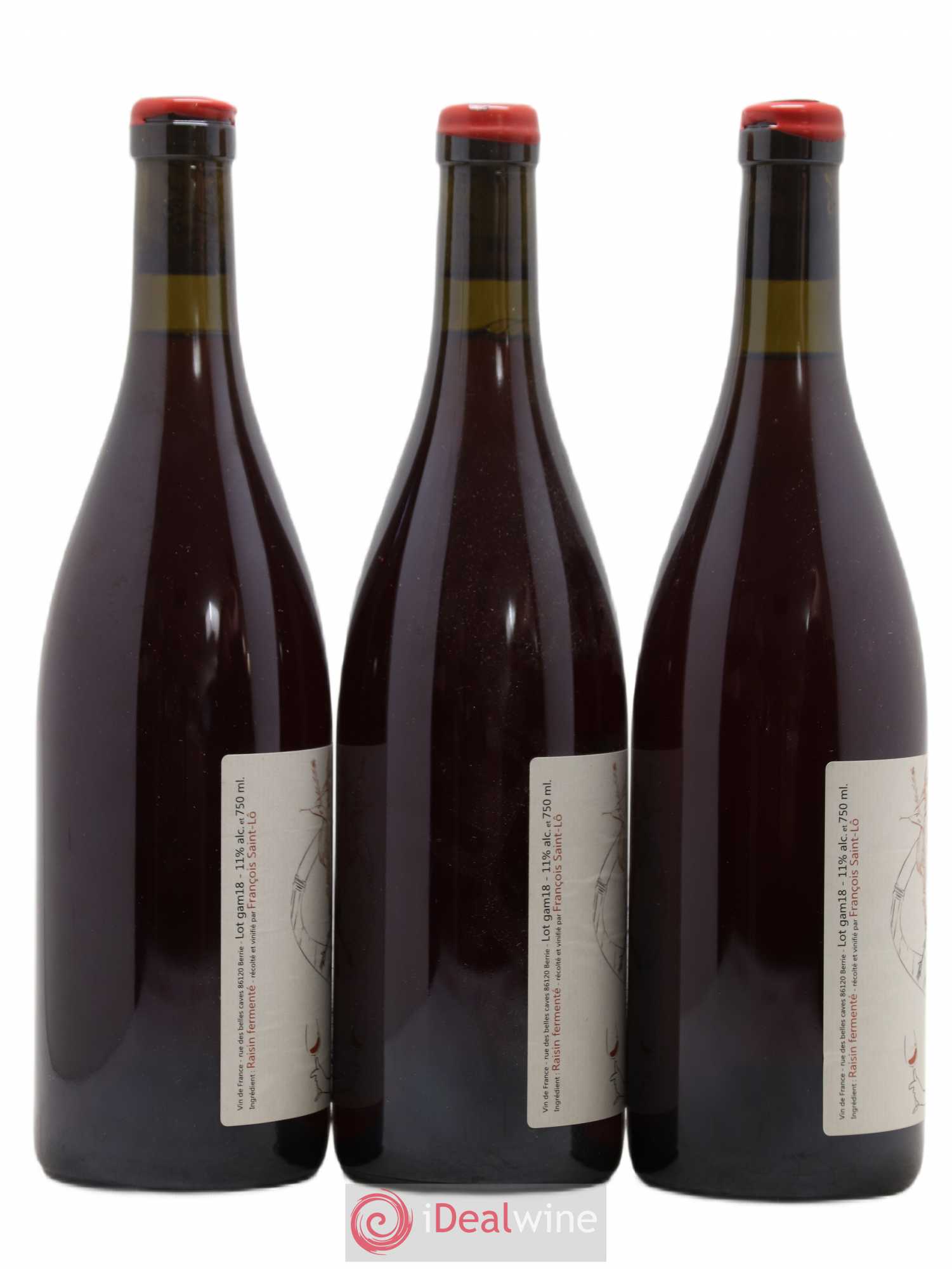 Vin de France Hey Gamin Francois Saint-Lo 2018 - Lot de 3 bouteilles - 1