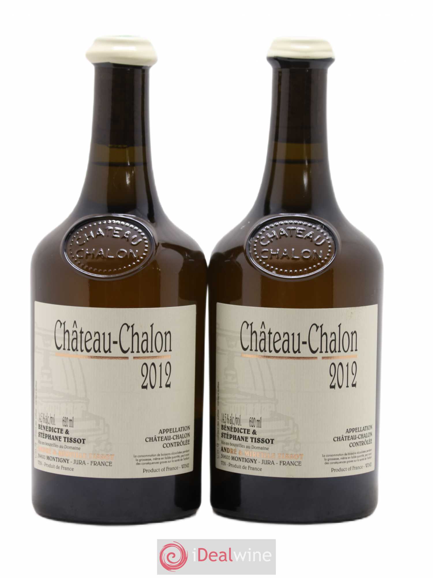 Château-Chalon Bénédicte et Stéphane Tissot 2012 - Lot de 2 bouteilles - 0