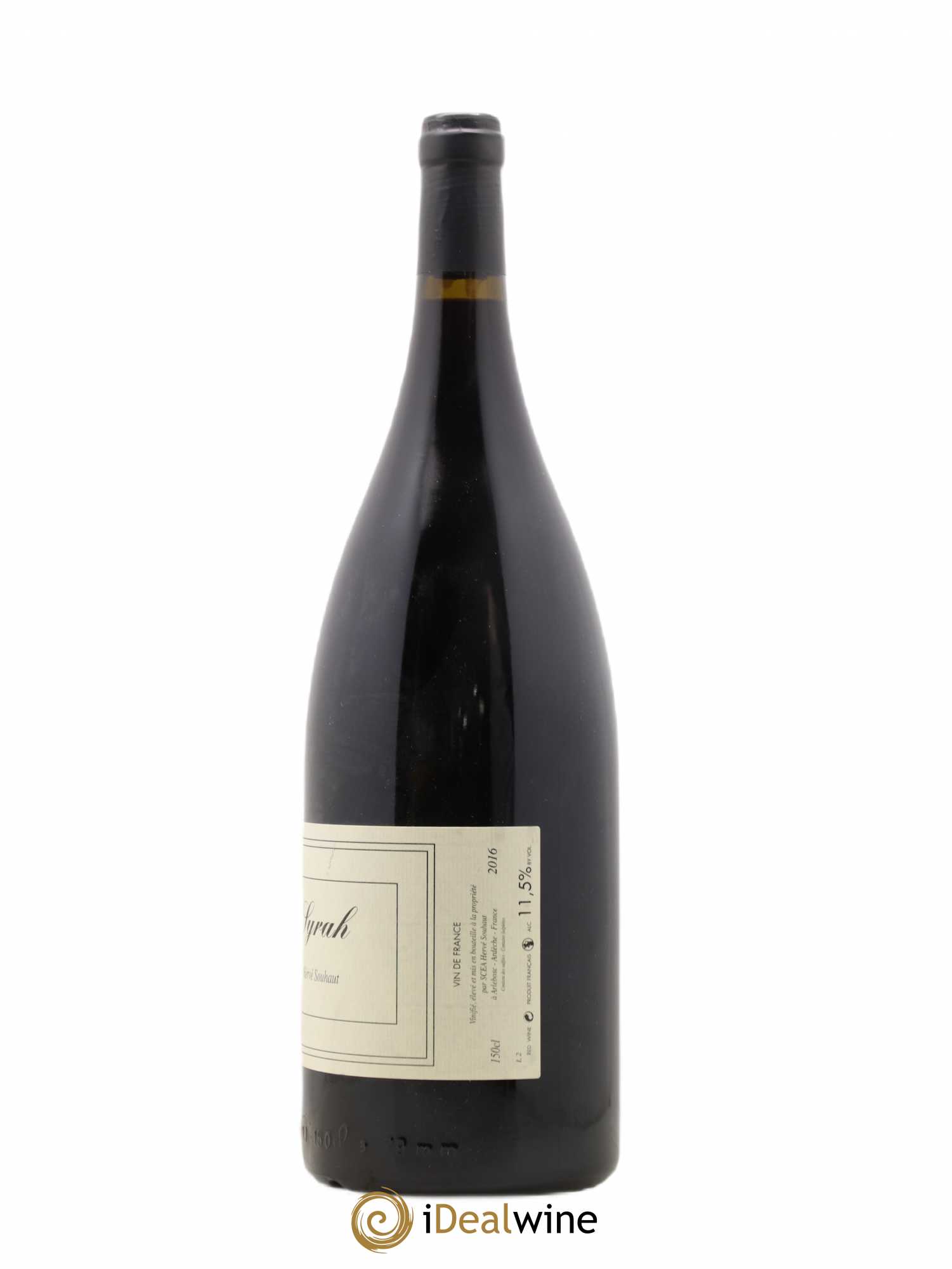 Vin de France Syrah Hervé Souhaut - Domaine Romaneaux-Destezet 2016 - Lot de 1 magnum - 1