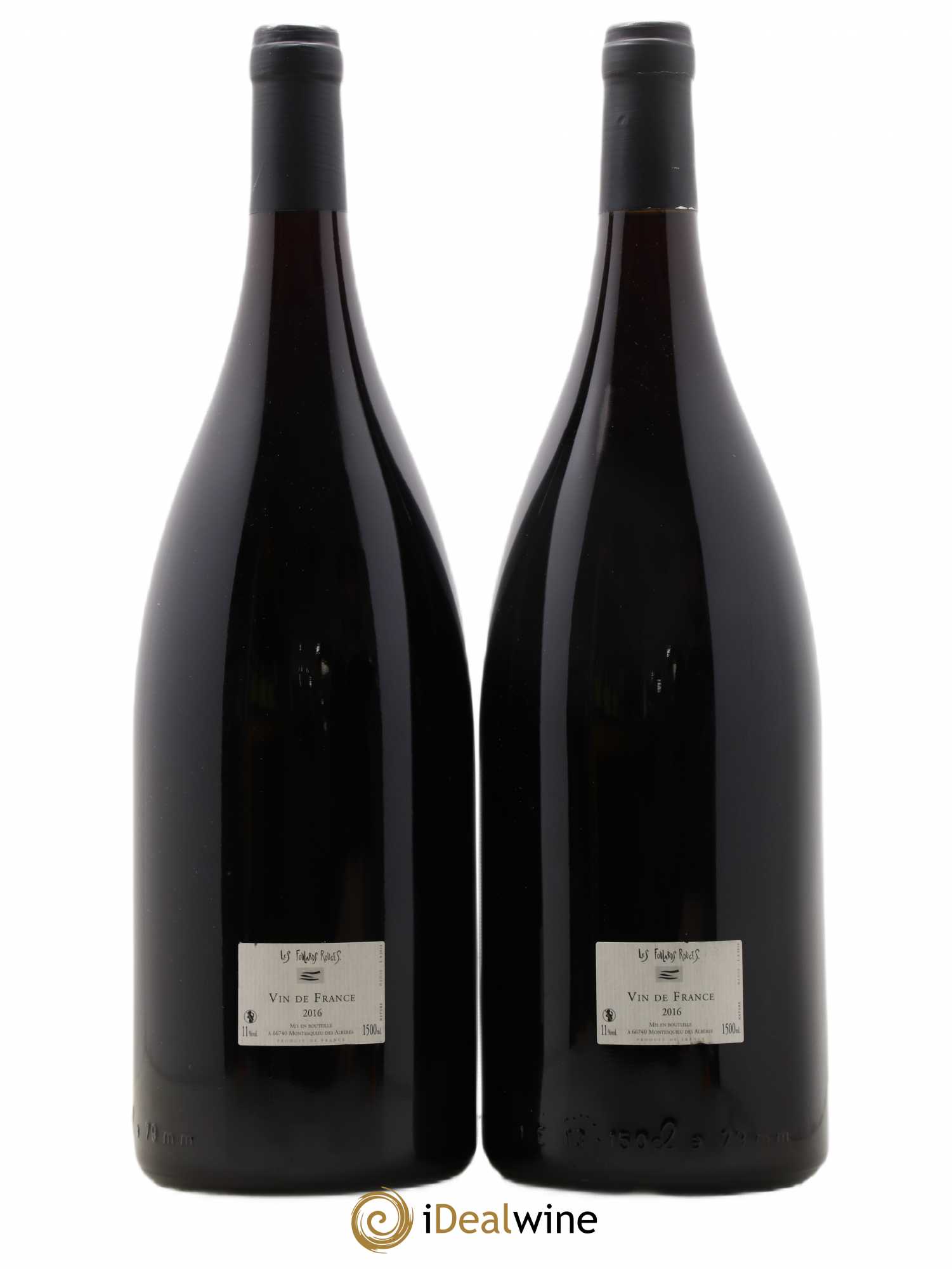 Vin de France Les Glaneurs Les Foulards Rouges 2016 - Lot of 2 magnums - 1