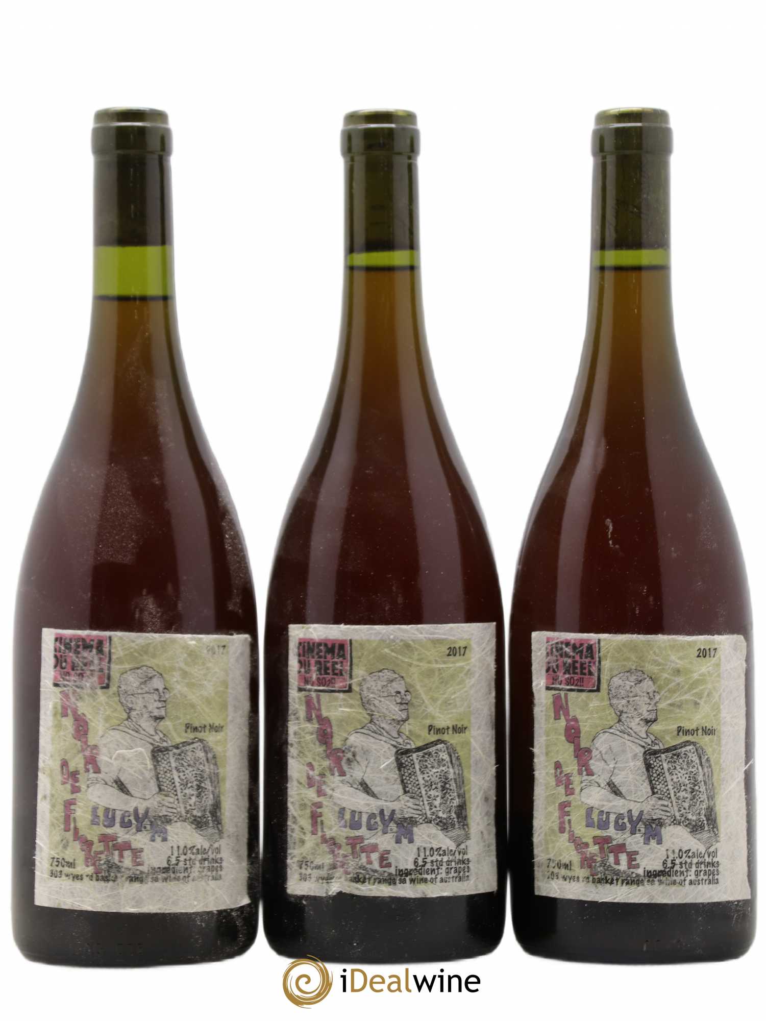 Australie Noir de Florette Lucy Margaux 2017 - Lot de 3 bouteilles - 0