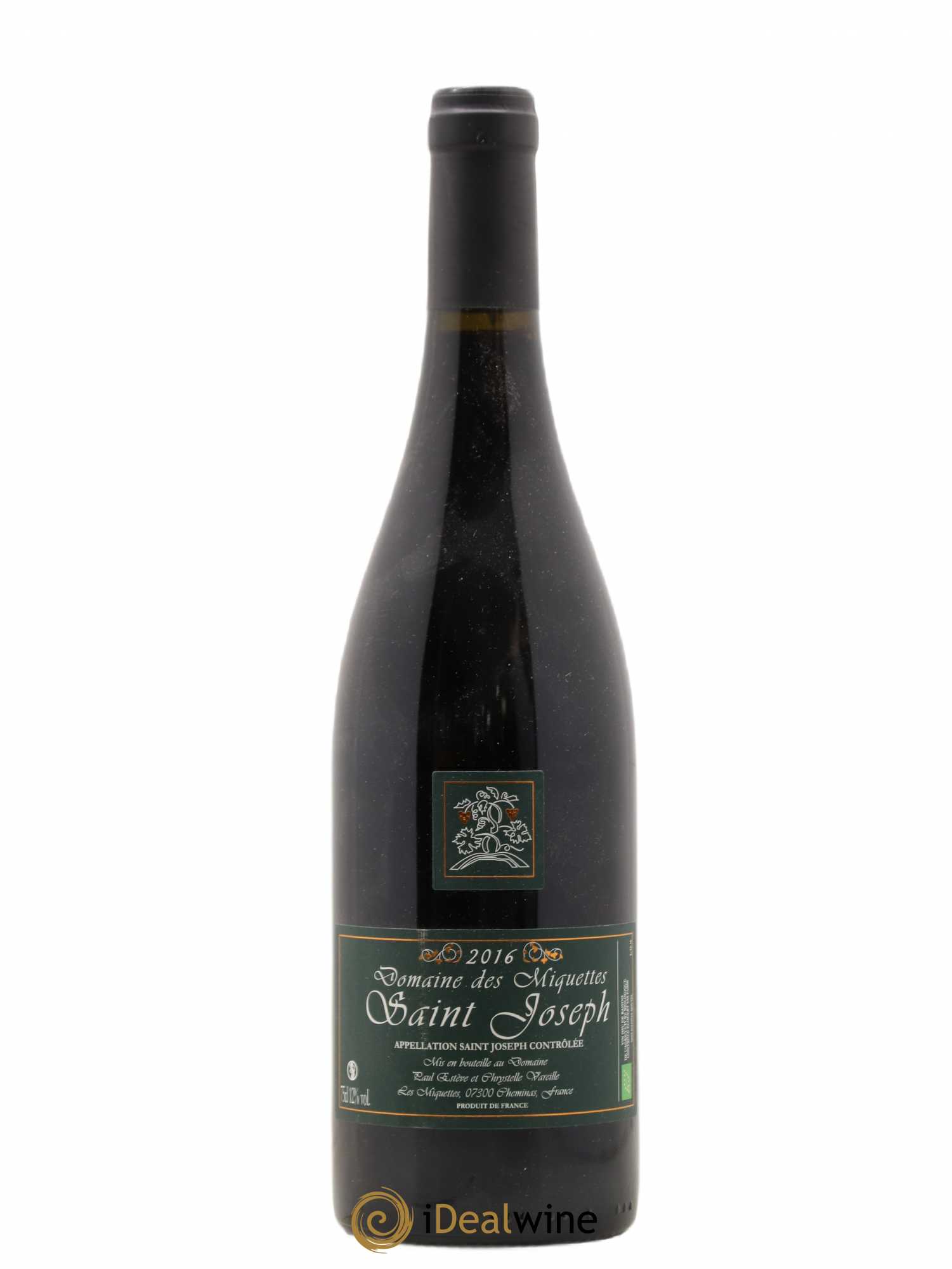 Saint-Joseph Miquettes (Domaine des) 2016 - Lot de 1 bouteille - 0