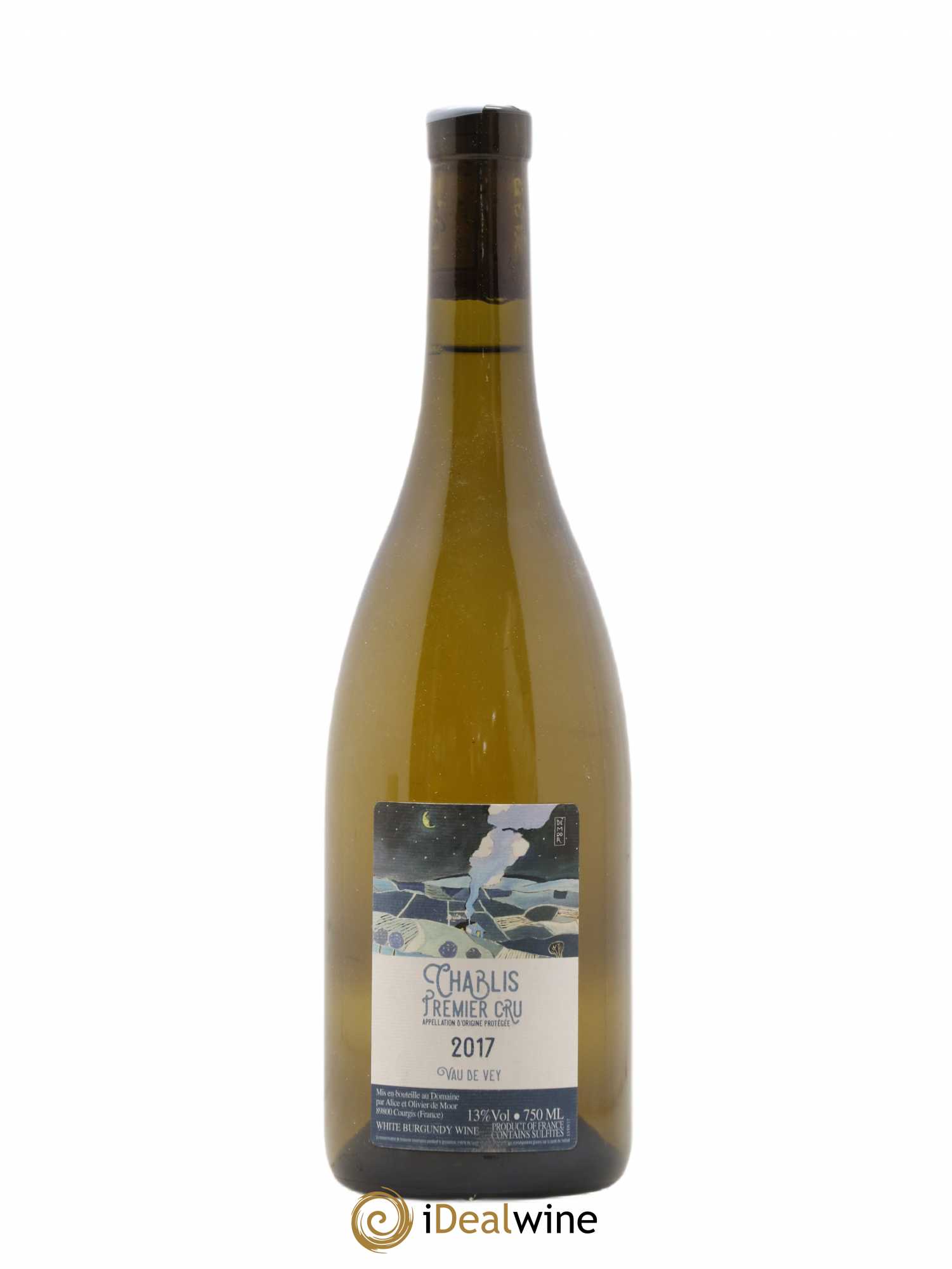 Chablis 1er Cru Vau de Vey Alice et Olivier De Moor 2017 - Lot de 1 bouteille - 0