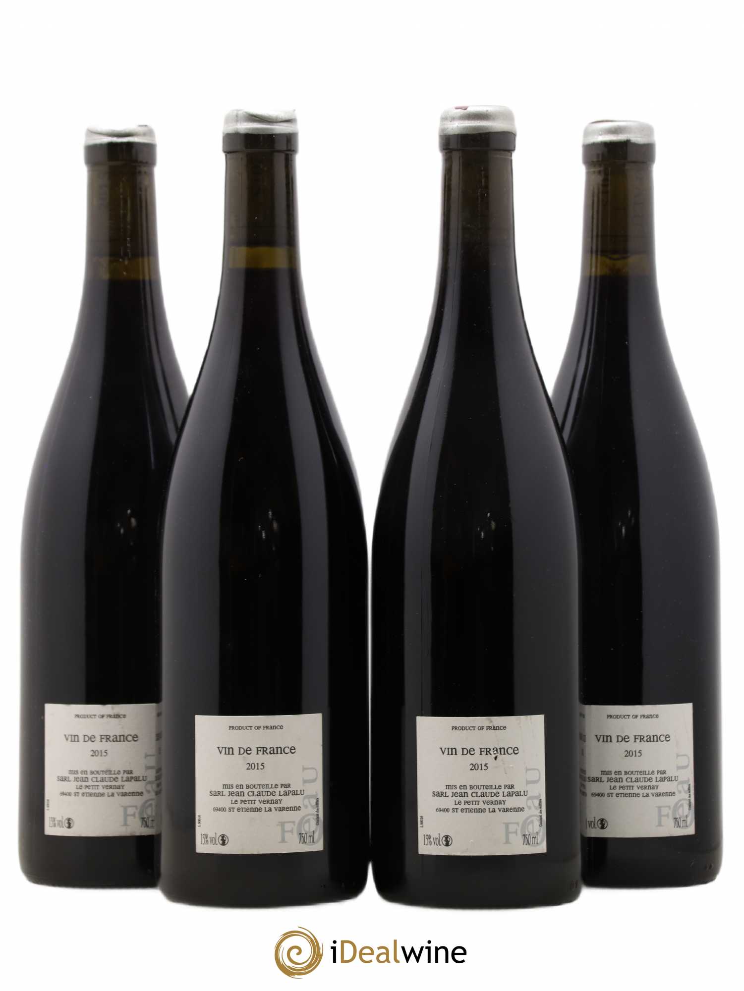 Vin de France Eau Forte Jean-Claude Lapalu 2015 - Lot de 4 bouteilles - 1