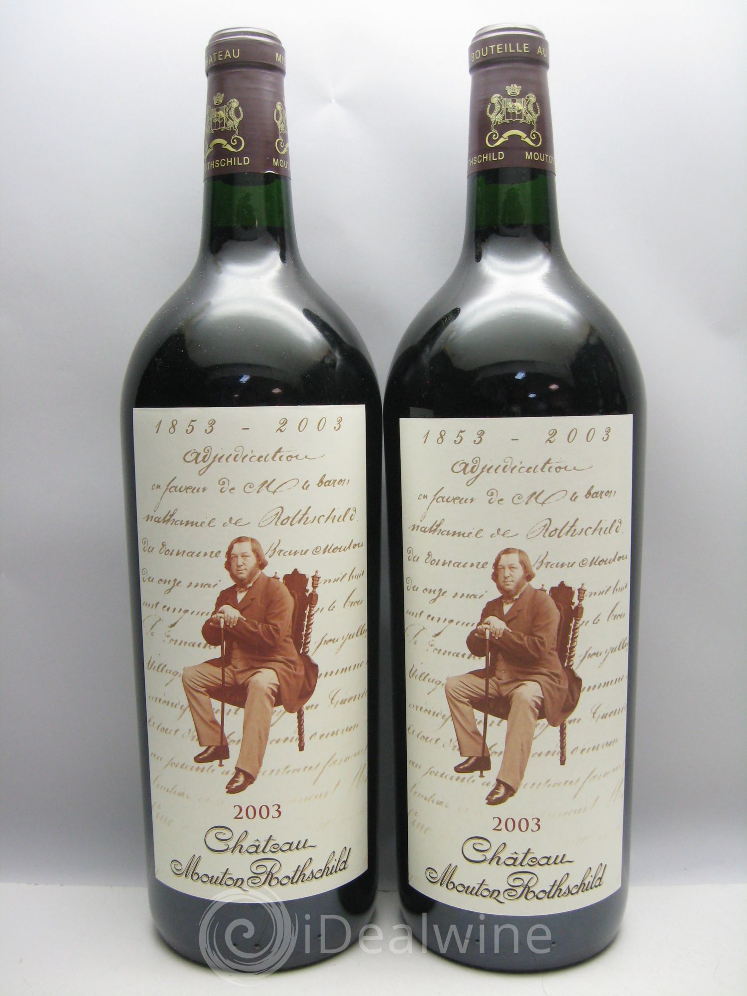 Château Mouton Rothschild 1er Grand Cru Classé 2003 - Lot de 6 magnums - 1