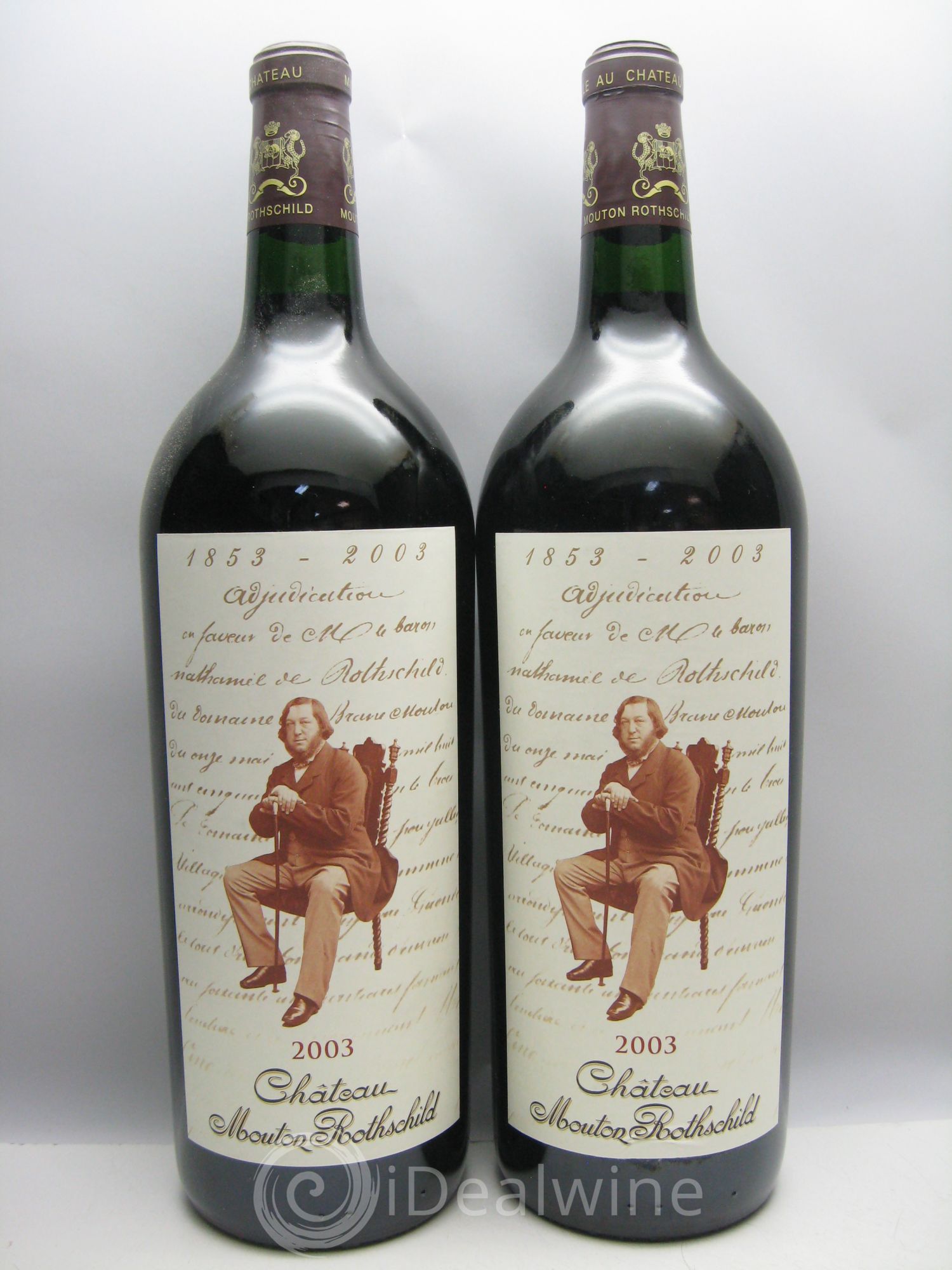 Château Mouton Rothschild 1er Grand Cru Classé 2003 - Lot de 6 magnums - 2