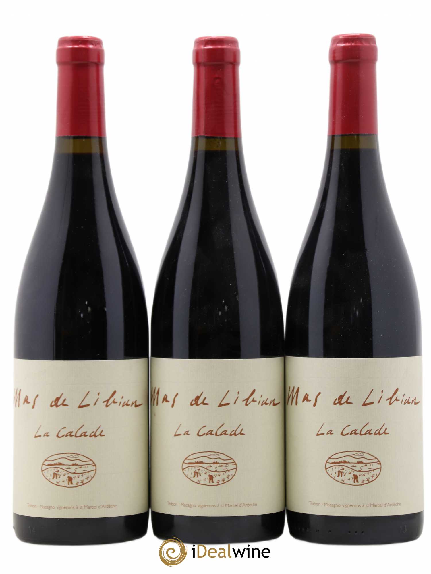 Côtes-du-Rhône La Calade Mas de Libian 2017 - Lot de 3 bouteilles - 0