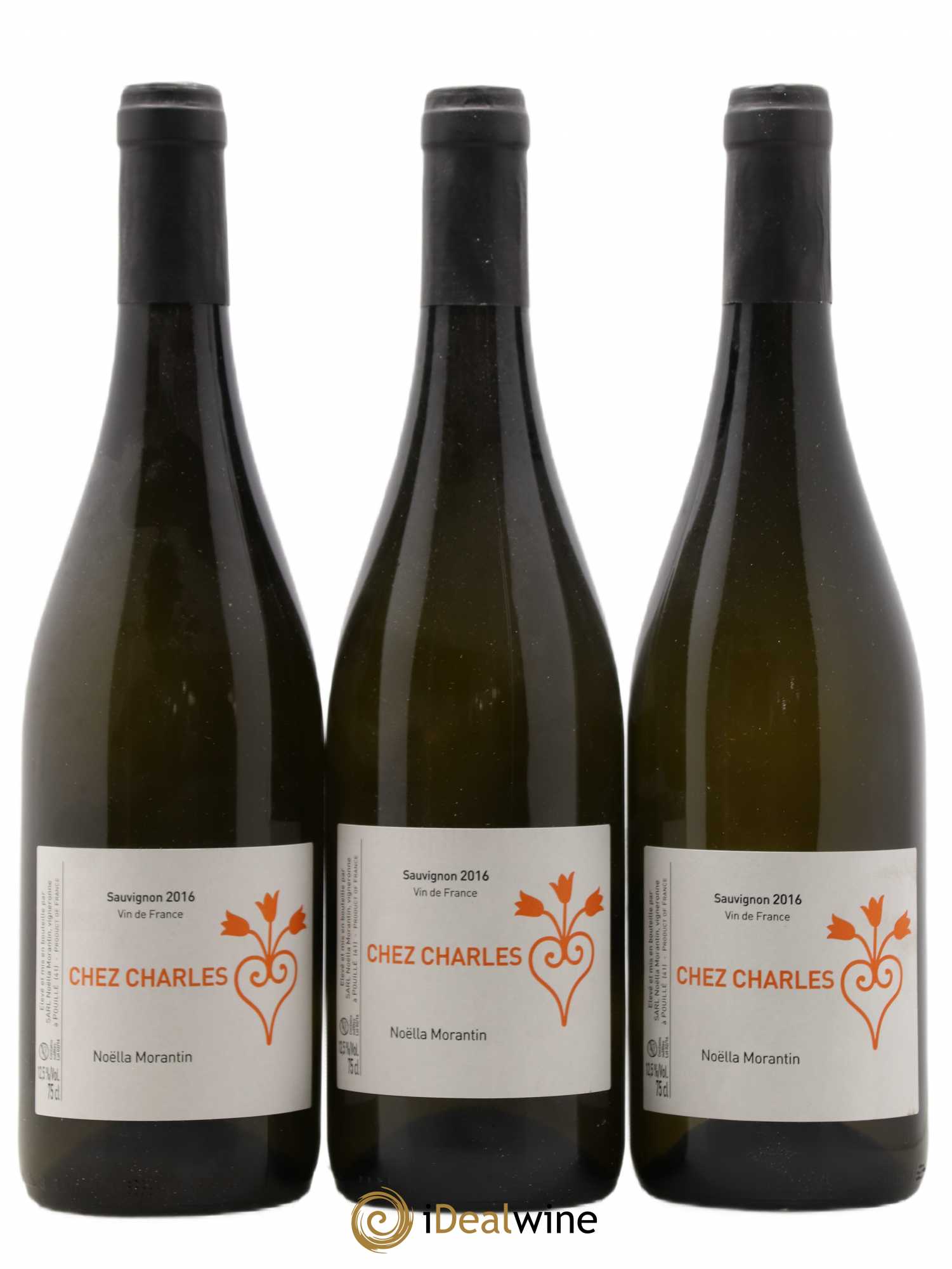 Vin de France Sauvignon Chez Charles Domaine Noëlla Morantin 2016 - Posten von 3 Flaschen - 0