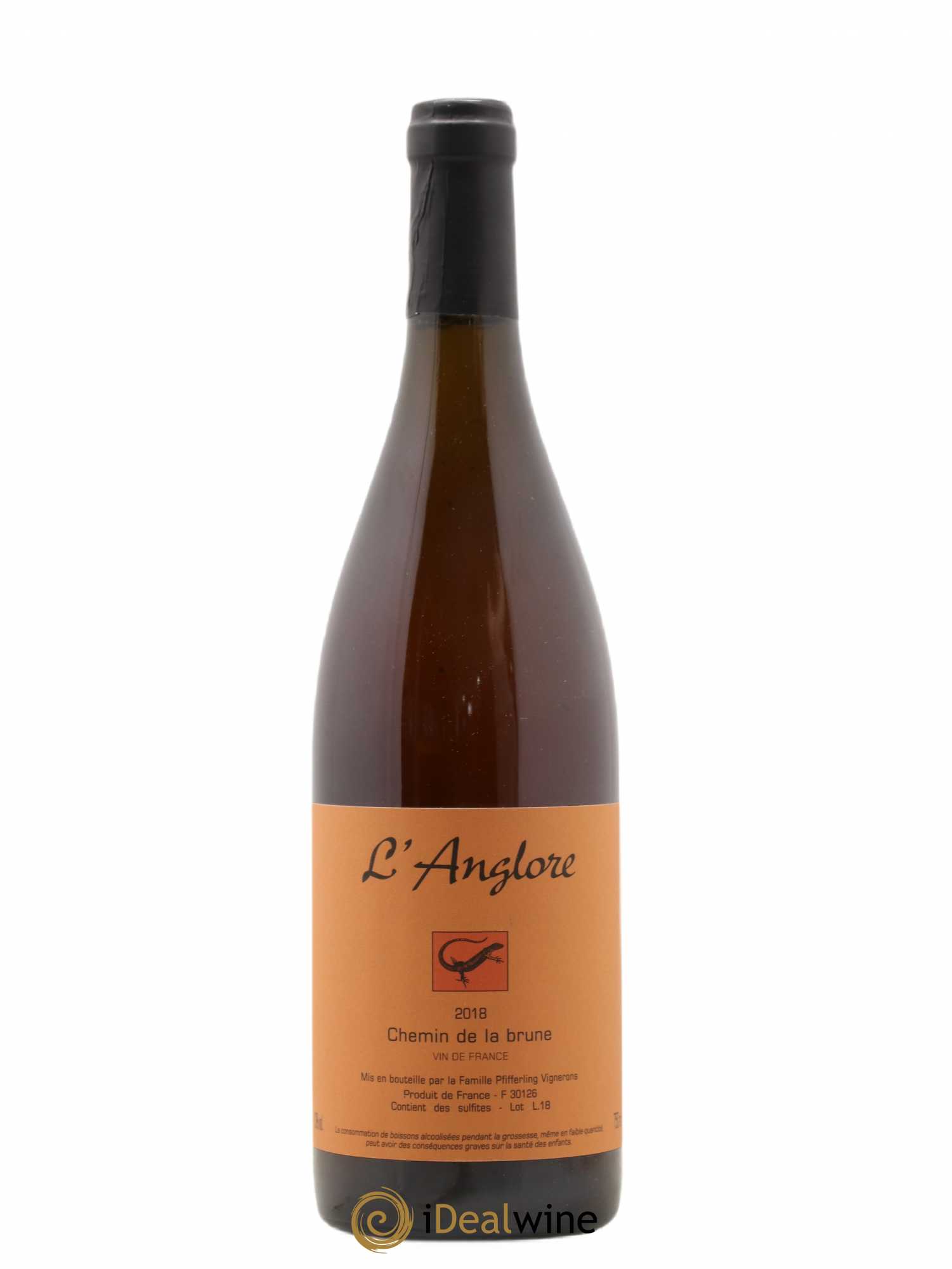 Vin de France Chemin de la brune L'Anglore 2018 - Lot de 1 bouteille - 0
