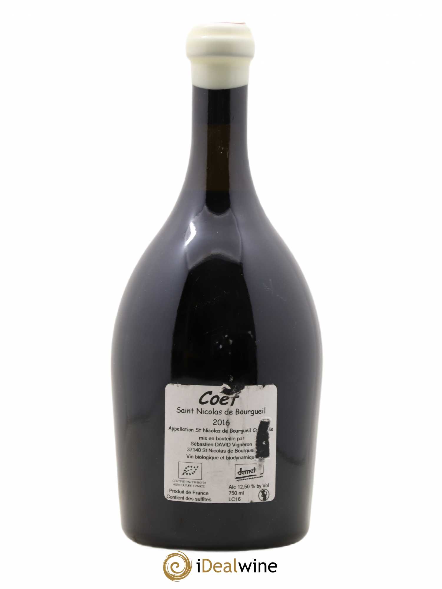 Saint-Nicolas de Bourgueil Coef Sébastien David 2016 - Lot de 1 bouteille - 1