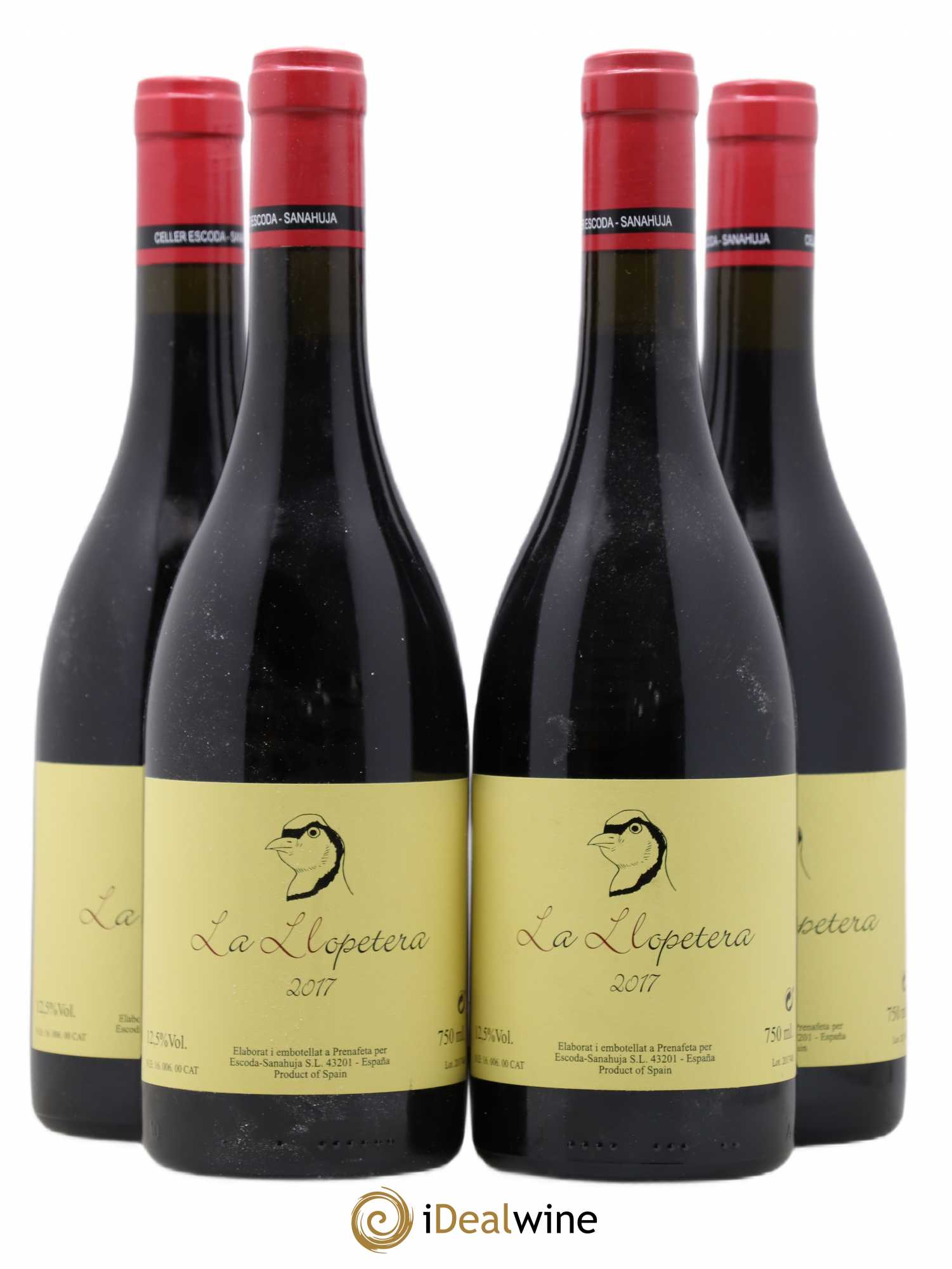 Conca de Barbera La Llopetera Escoda Sanahuja 2017 - Posten von 4 Flaschen - 0