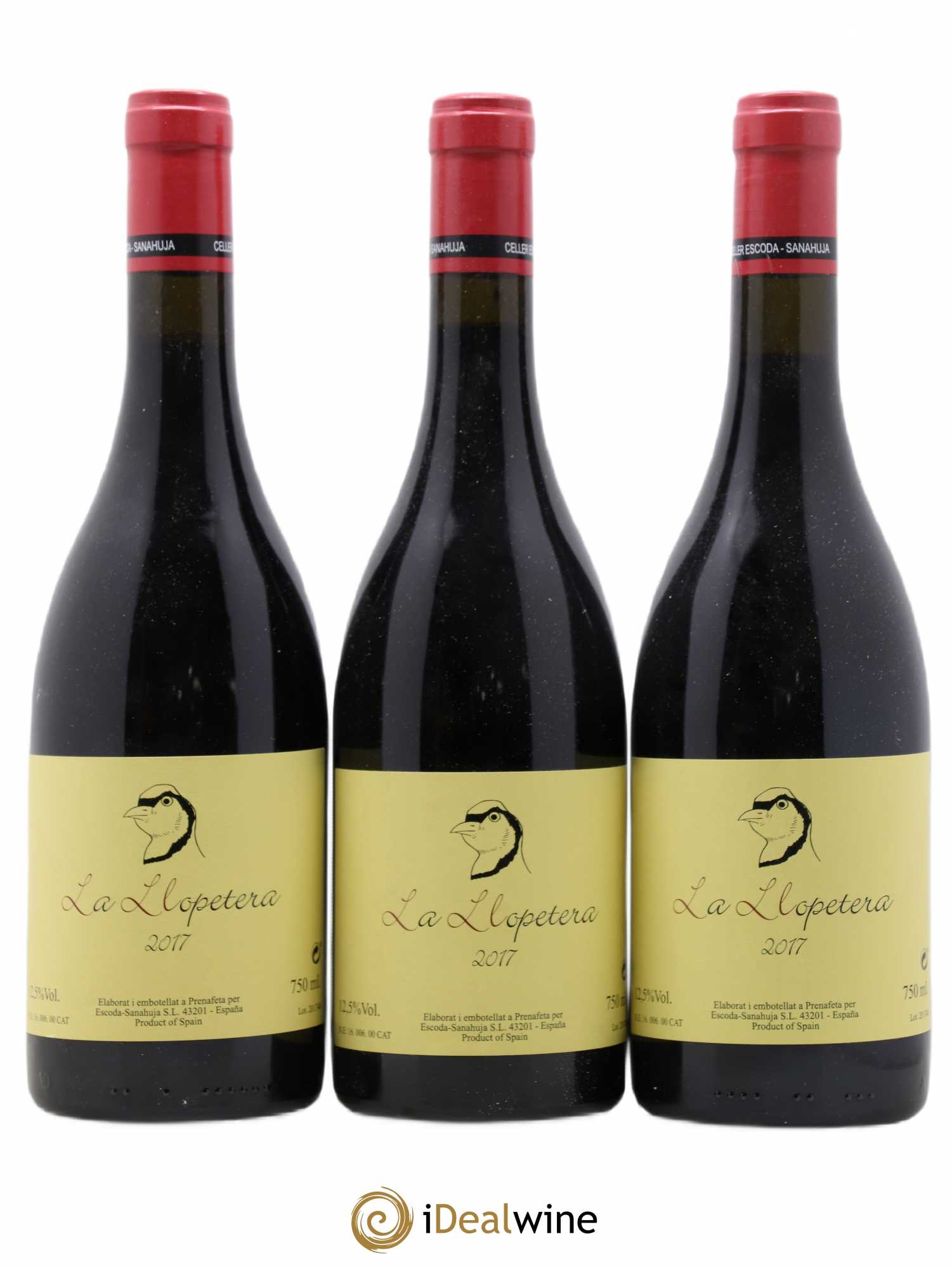 Conca de Barbera La Llopetera Escoda Sanahuja 2017 - Posten von 3 Flaschen - 0