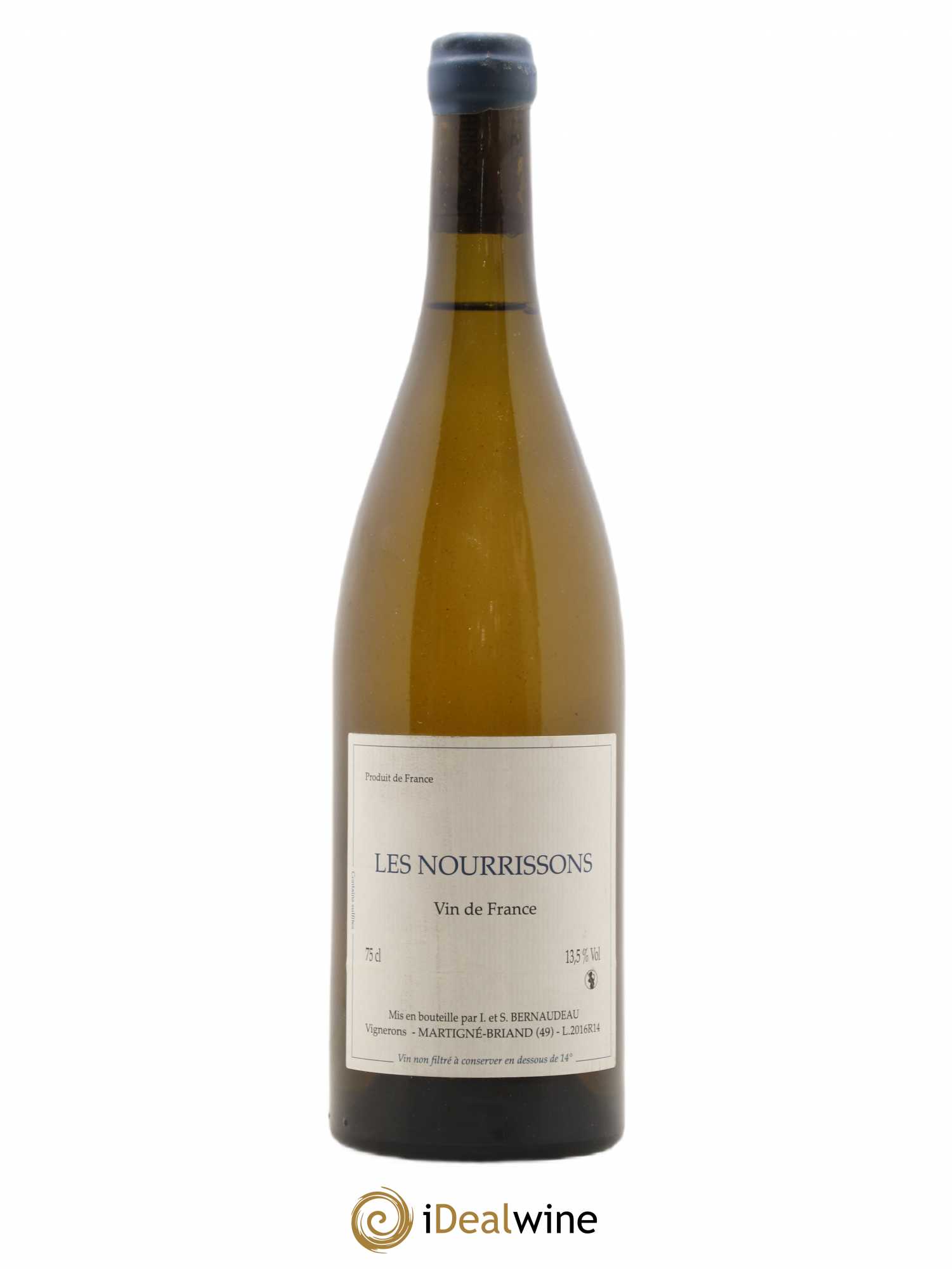 Vin de France Les Nourrissons Stéphane Bernaudeau 2016 - Lot de 1 bouteille - 0