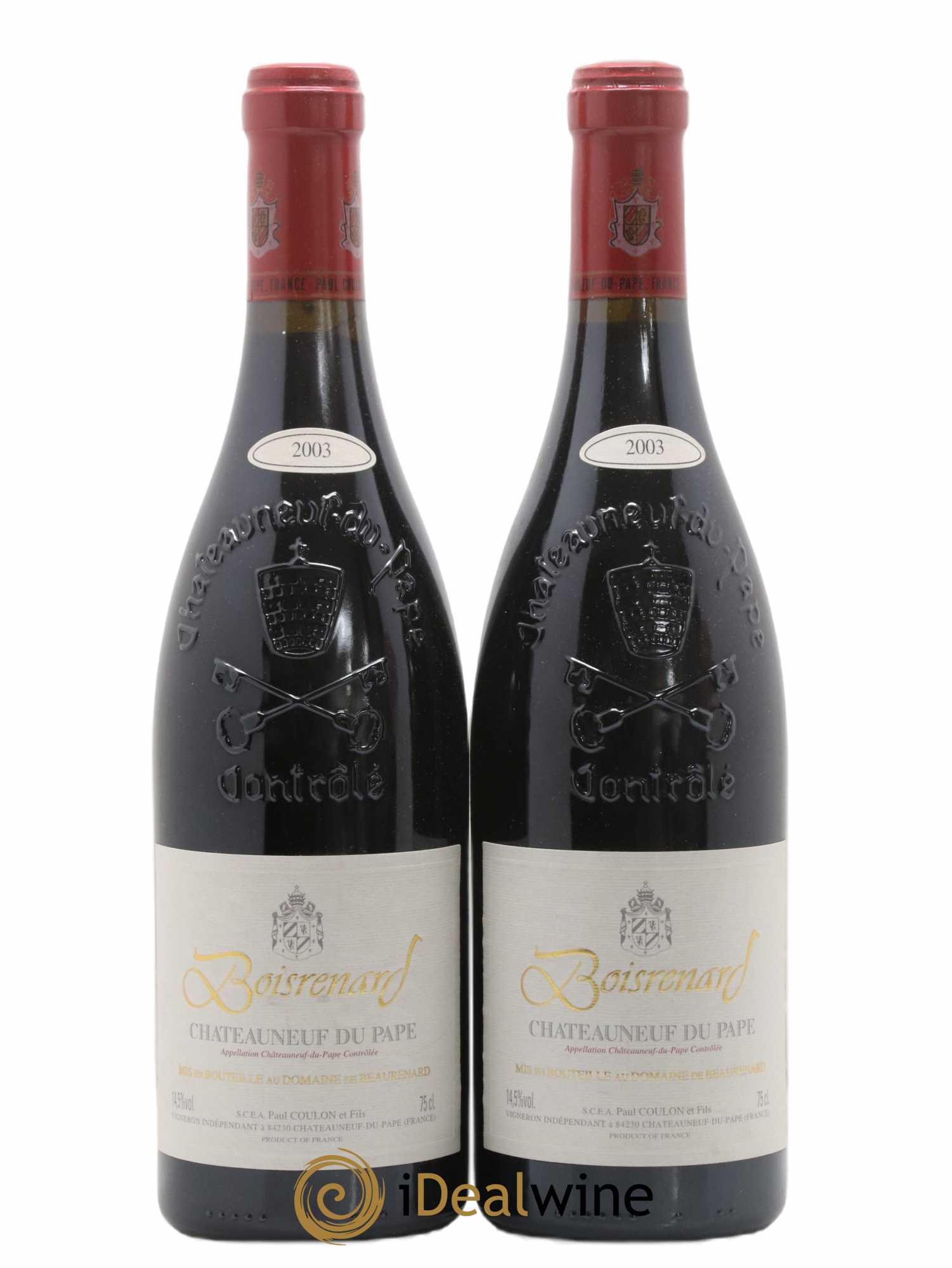 Châteauneuf-du-Pape Cuvée Boisrenard Beaurenard (Domaine de) 2003 - Lot de 2 bouteilles - 0