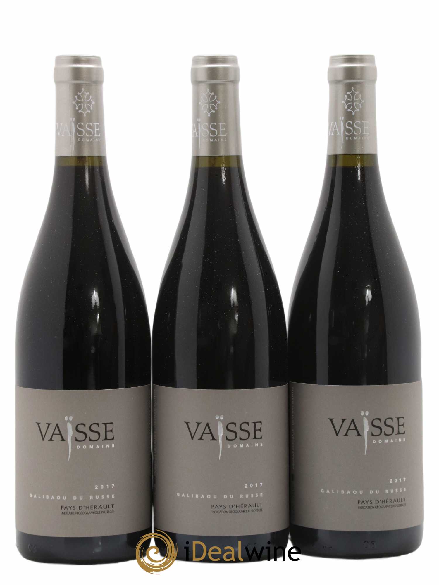 Pays d'Hérault Galibaou du Russe Vaisse (Domaine) 2017 - Lot de 3 bouteilles - 0