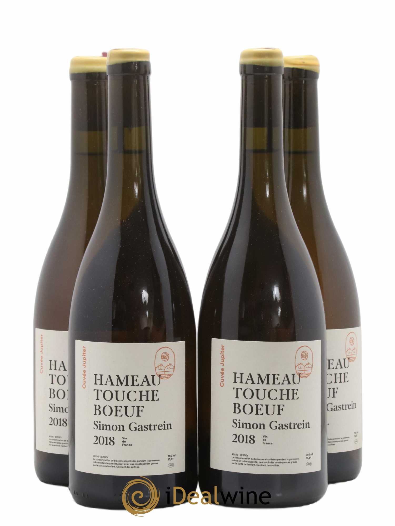 Vin de France Hameau Touche Boeuf Cuvee Jupiter Simon Gastrein 2018 - Lot de 4 bouteilles - 0