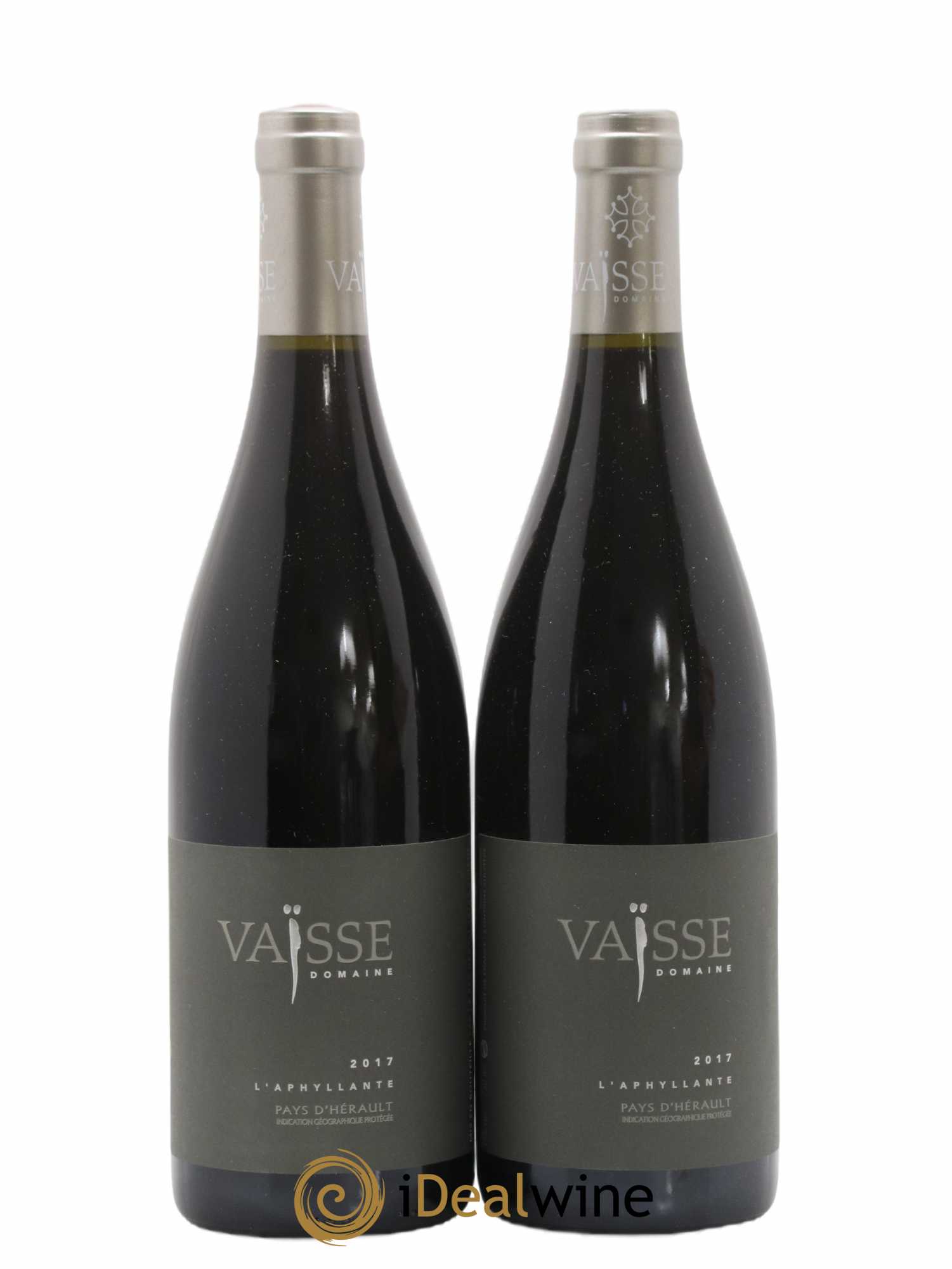 Pays d'Hérault L'Aphyllante Vaisse (Domaine) 2017 - Lot of 2 bottles - 0