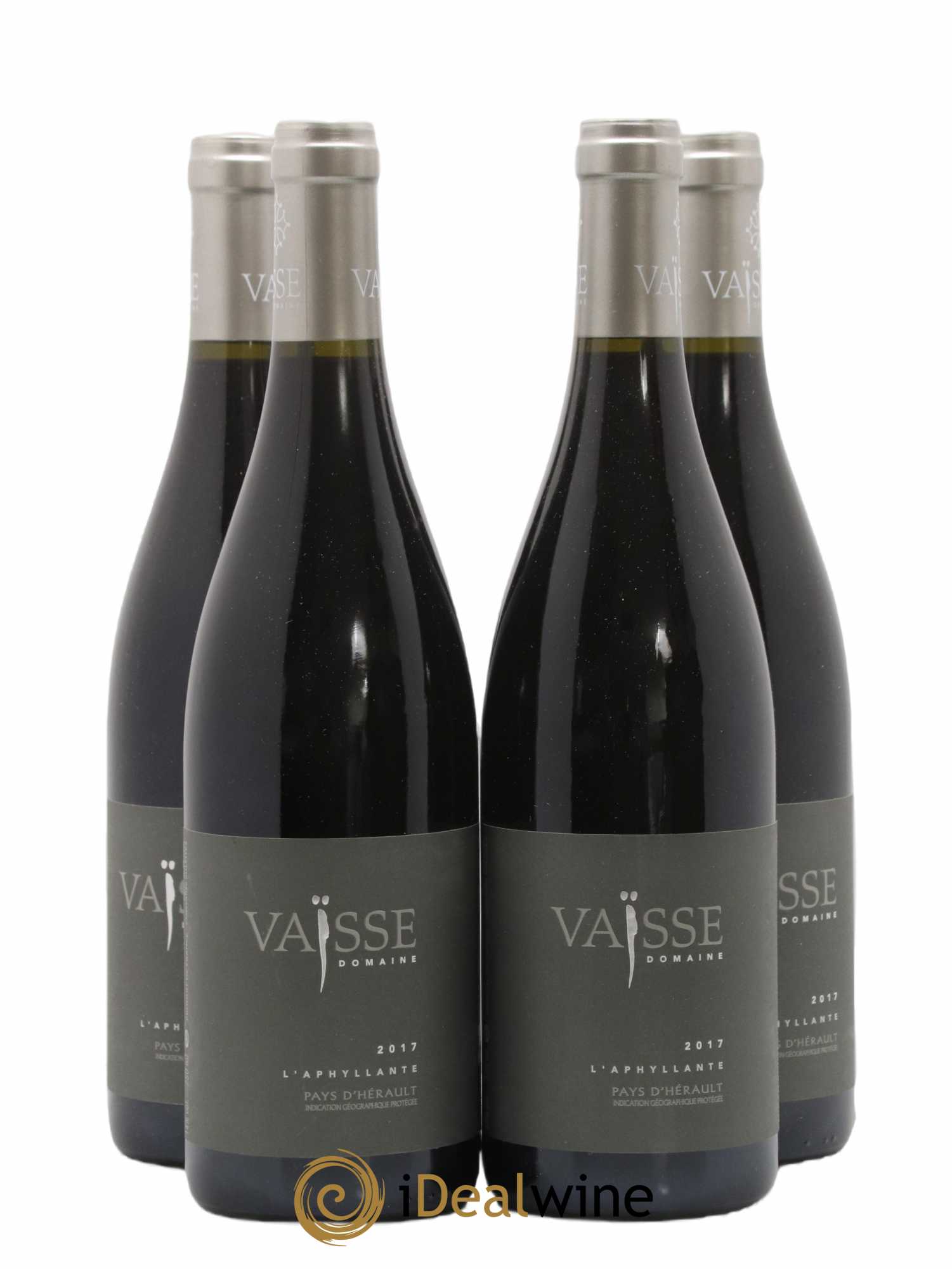 Pays d'Hérault L'Aphyllante Vaisse (Domaine) 2017 - Lot de 4 bouteilles - 0