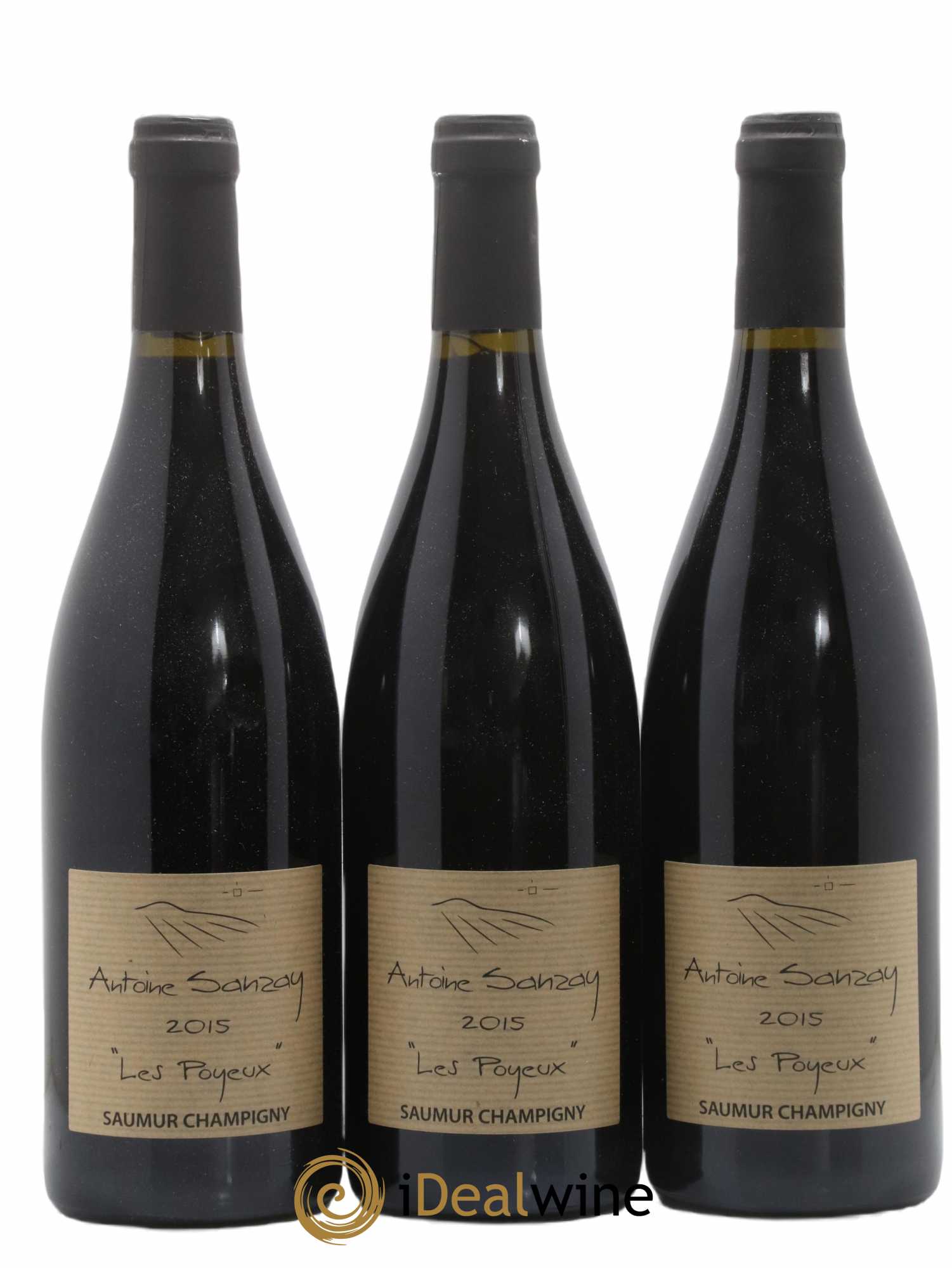 Saumur-Champigny Les Poyeux Antoine Sanzay 2015 - Lot de 3 bouteilles - 0