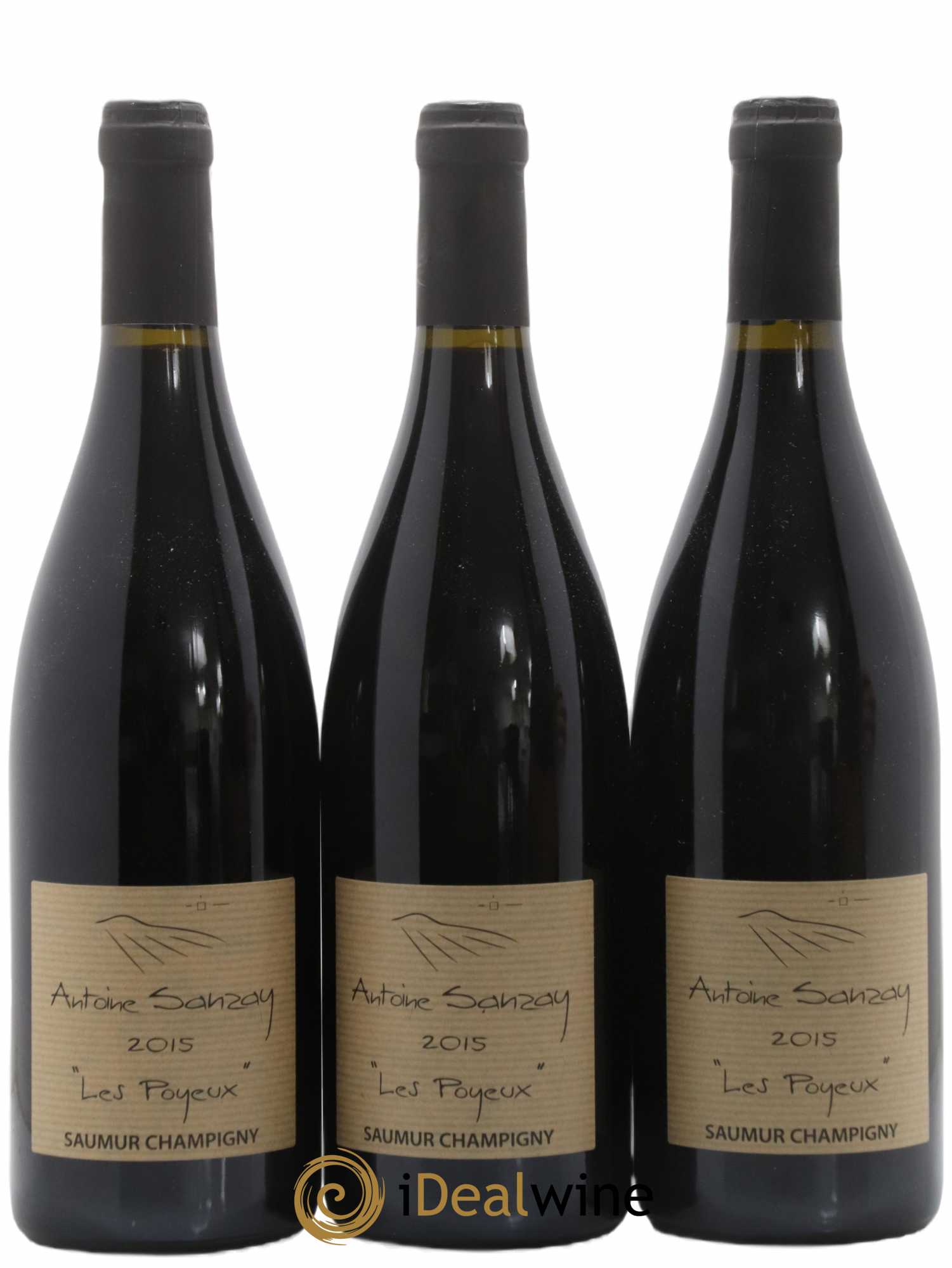 Saumur-Champigny Les Poyeux Antoine Sanzay 2015 - Lot de 3 bouteilles - 0