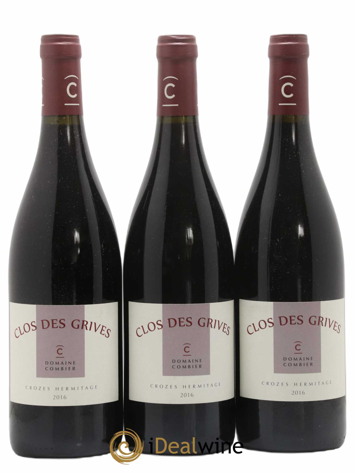 Crozes-Hermitage Clos des Grives Combier 2016 - Lot de 12 bouteilles - 1