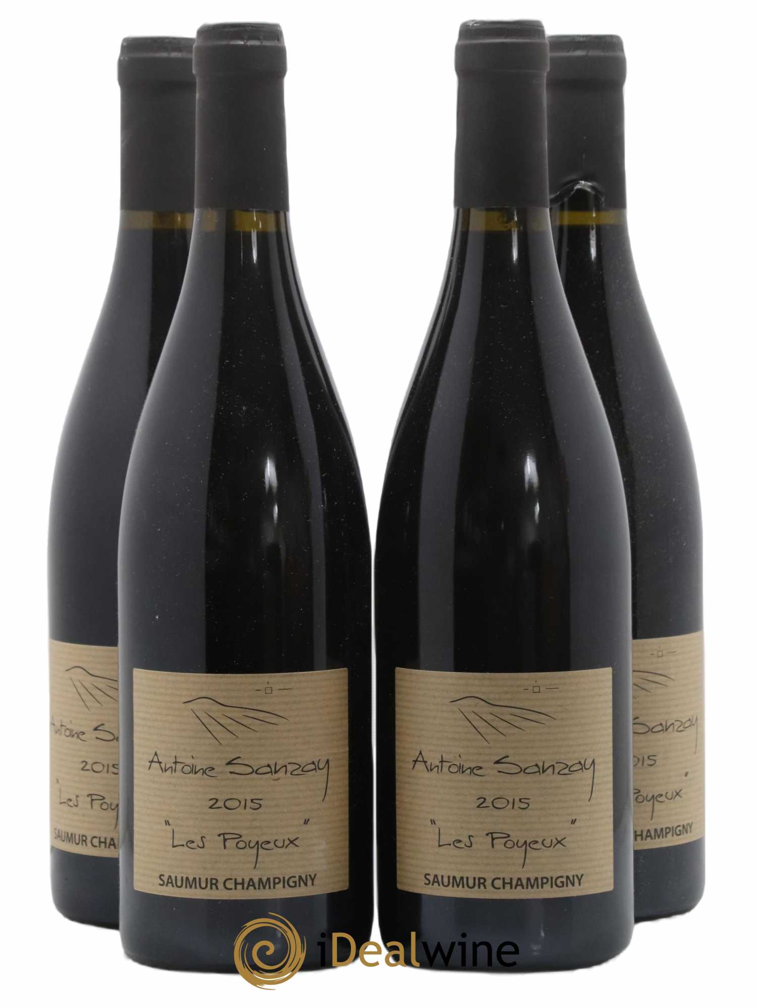 Saumur-Champigny Les Poyeux Antoine Sanzay 2015 - Lot de 4 bouteilles - 0