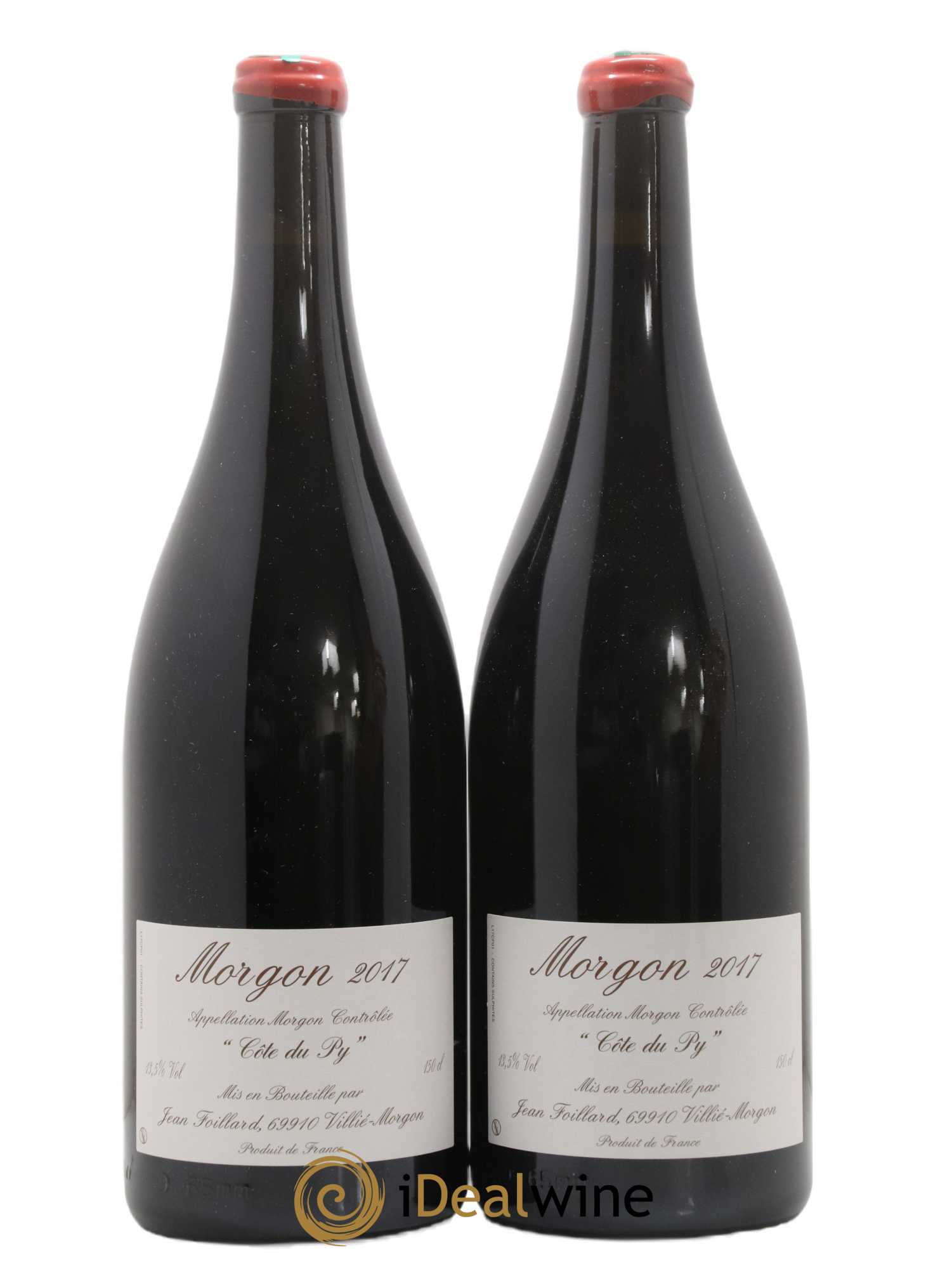 Morgon Côte du Py Jean Foillard 2017 - Lot de 2 magnums - 0