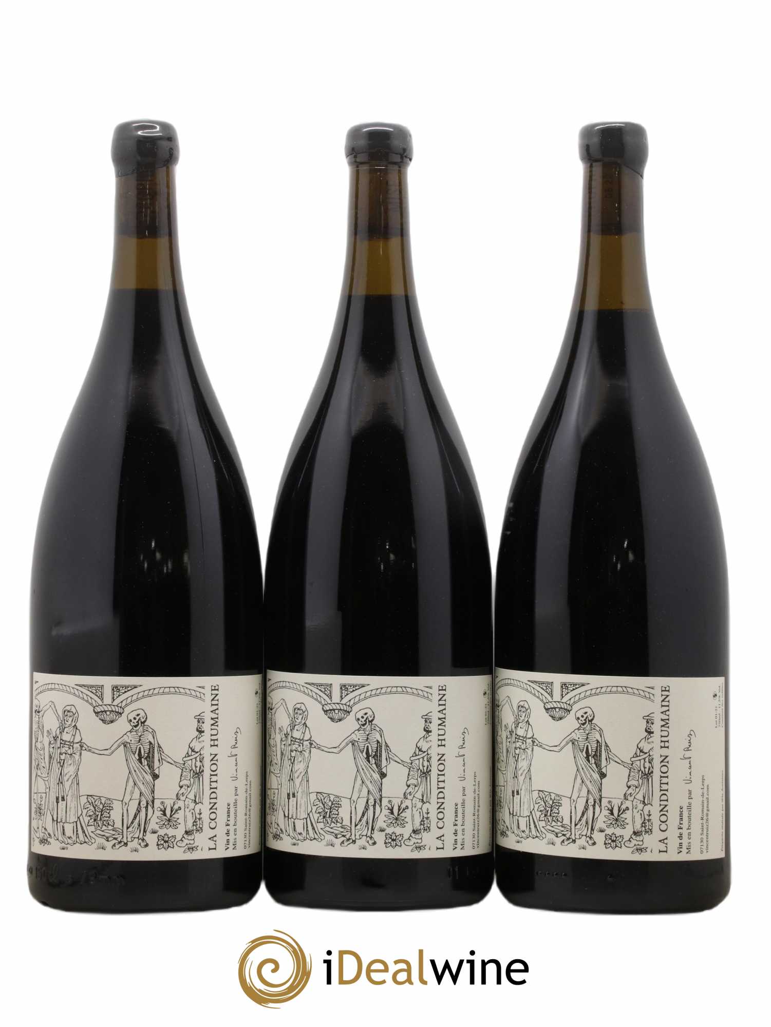 Vin de France la Conditon humaine Vincent Ruiz 2021 - Lot de 3 magnums - 0