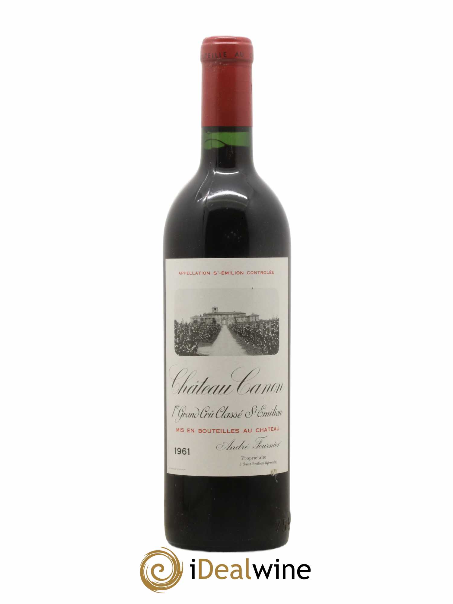 Château Canon 1er Grand Cru Classé B 1961 - Lot of 1 bottle - 0