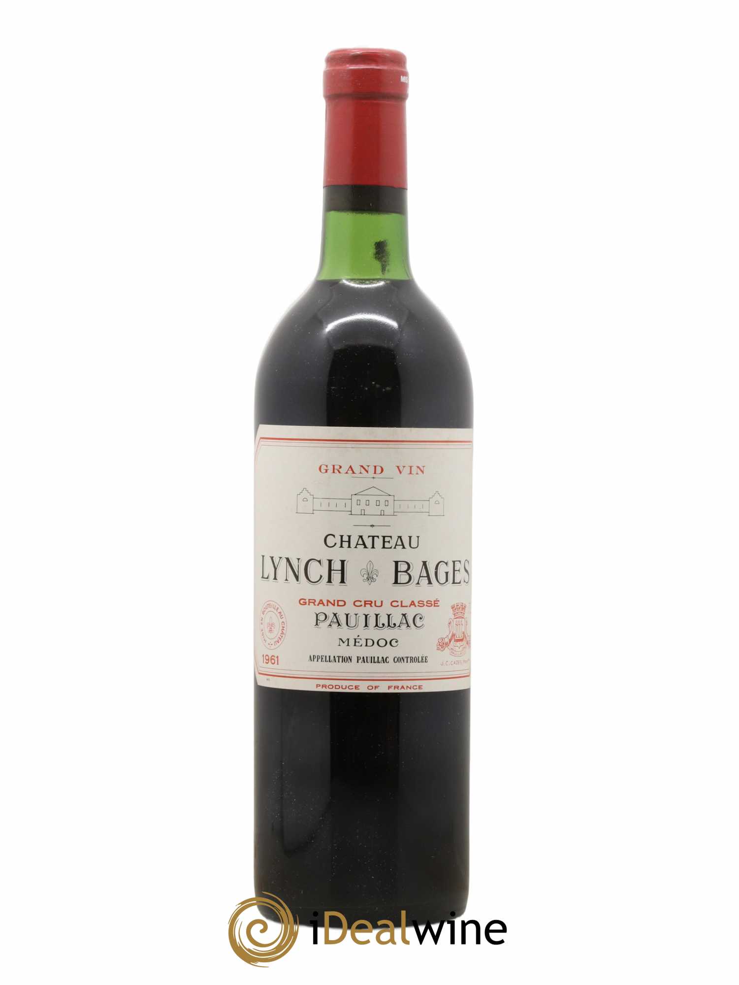 Château Lynch Bages 5ème Grand Cru Classé 1961 - Lot of 1 bottle - 0
