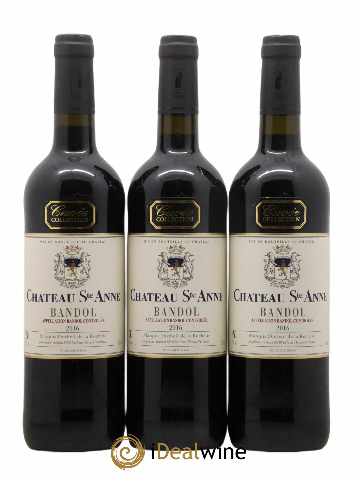 Bandol Cuvee Collection Sainte Anne 2016 - Lot de 3 bouteilles - 0