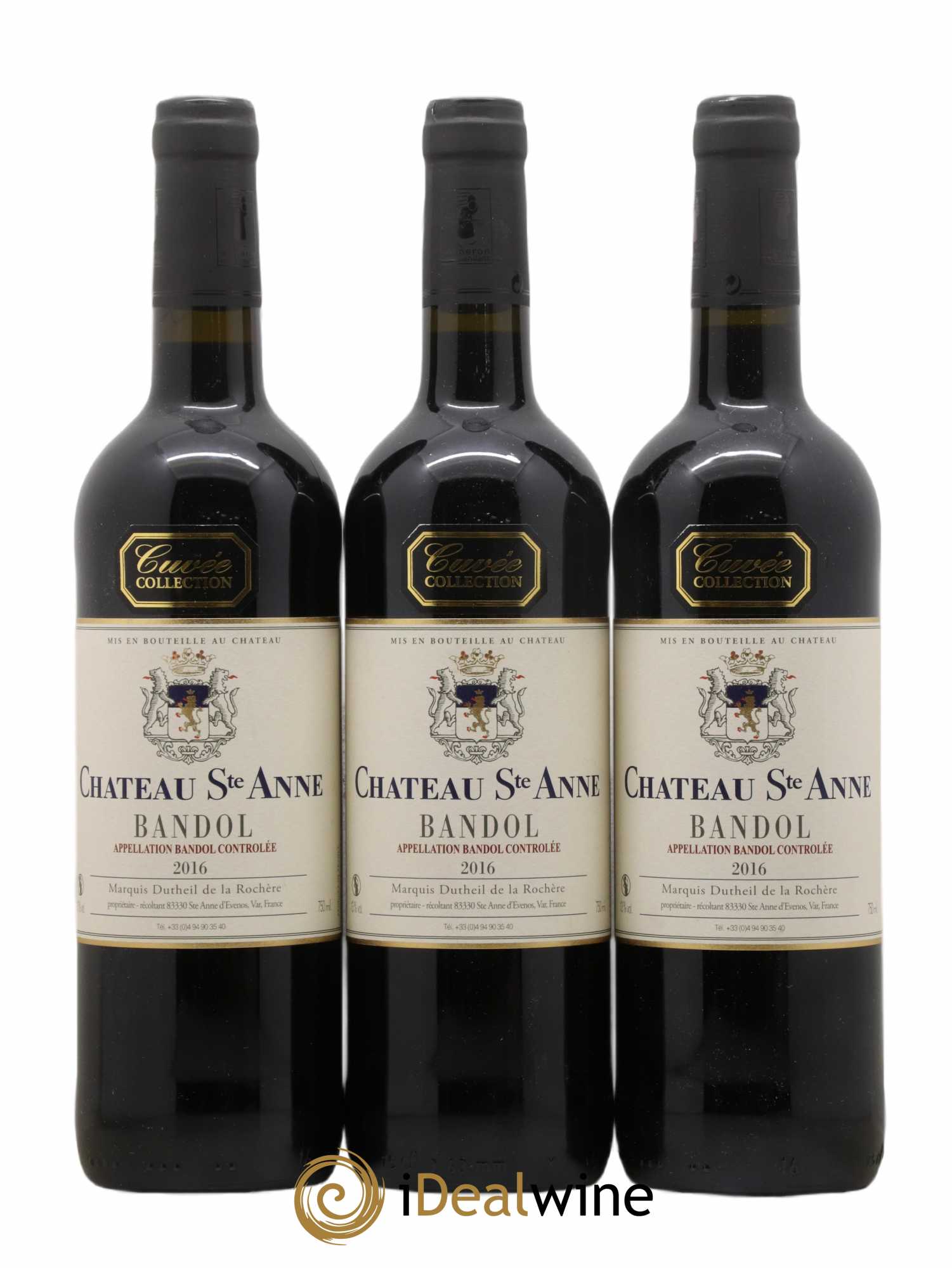 Bandol Cuvee Collection Sainte Anne 2016 - Lot de 3 bouteilles - 0