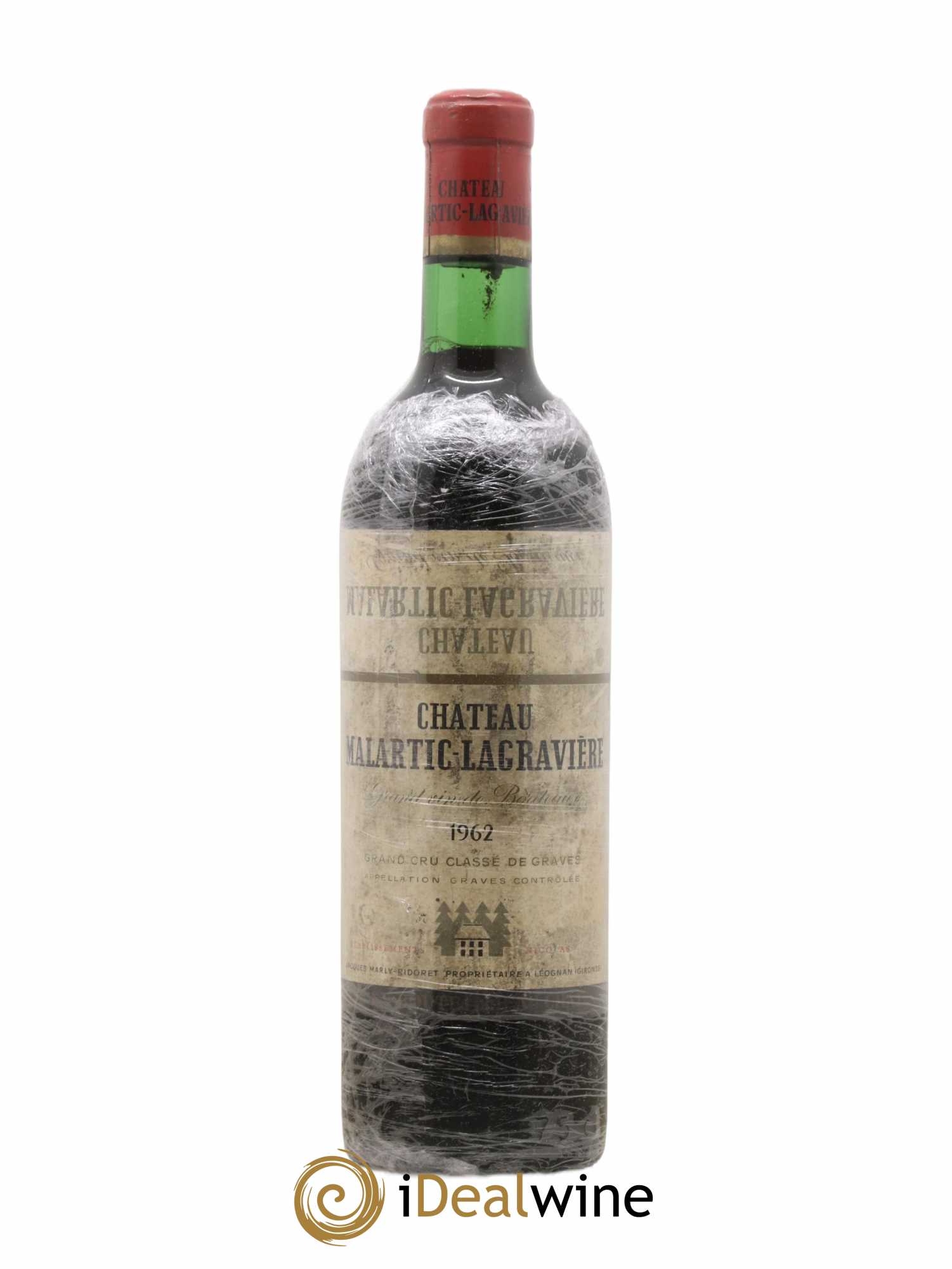 Château Malartic-Lagravière Cru Classé de Graves 1962 - Lot of 1 bottle - 0