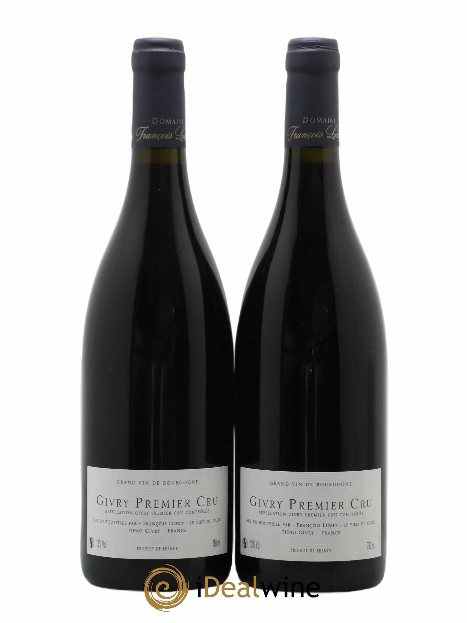 Givry 1er Cru A Vigne Rouge François Lumpp (Domaine) 2017 - Lot of 2 bottles - 1