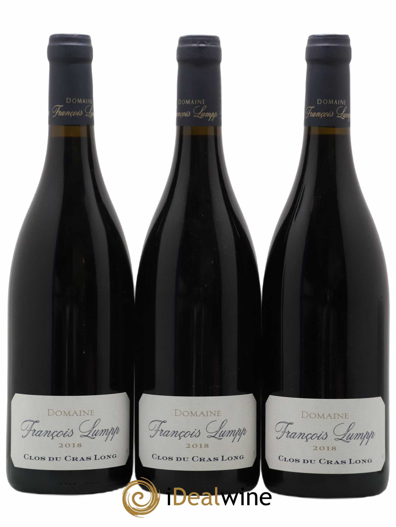 Givry 1er Cru Clos du Cras Long François Lumpp (Domaine) 2018 - Lot de 3 bouteilles - 0