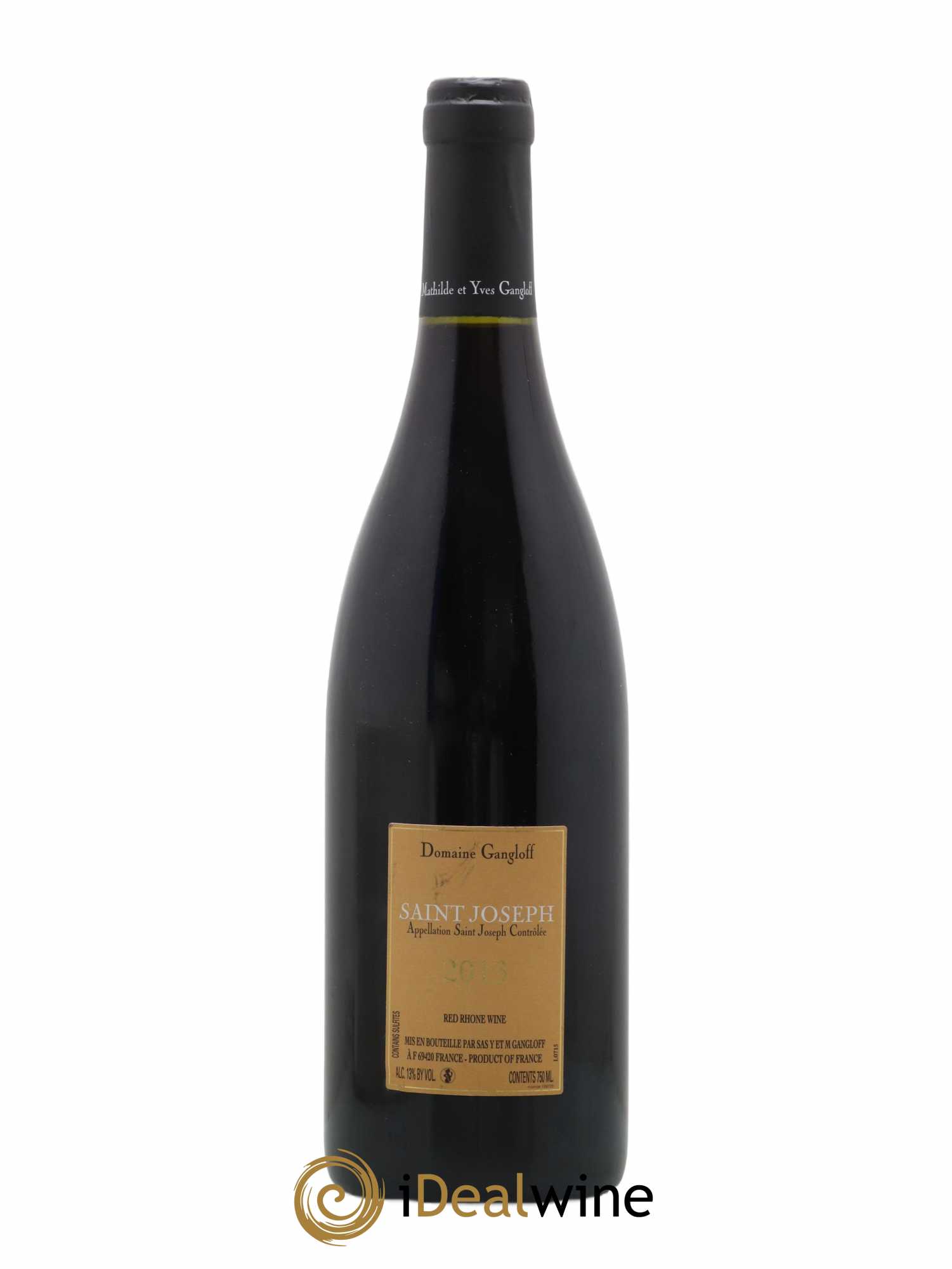 Saint-Joseph Gangloff (Domaine) 2013 - Lot of 1 bottle - 1