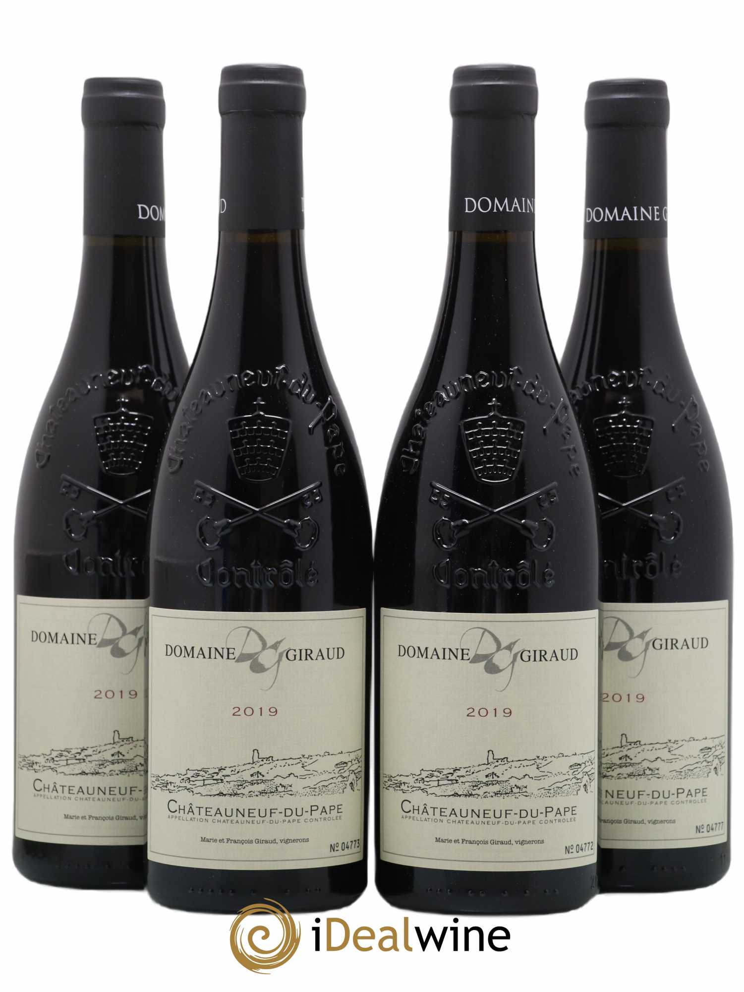 Châteauneuf-du-Pape Tradition Giraud (Domaine) 2019 - Lot de 4 bouteilles - 0