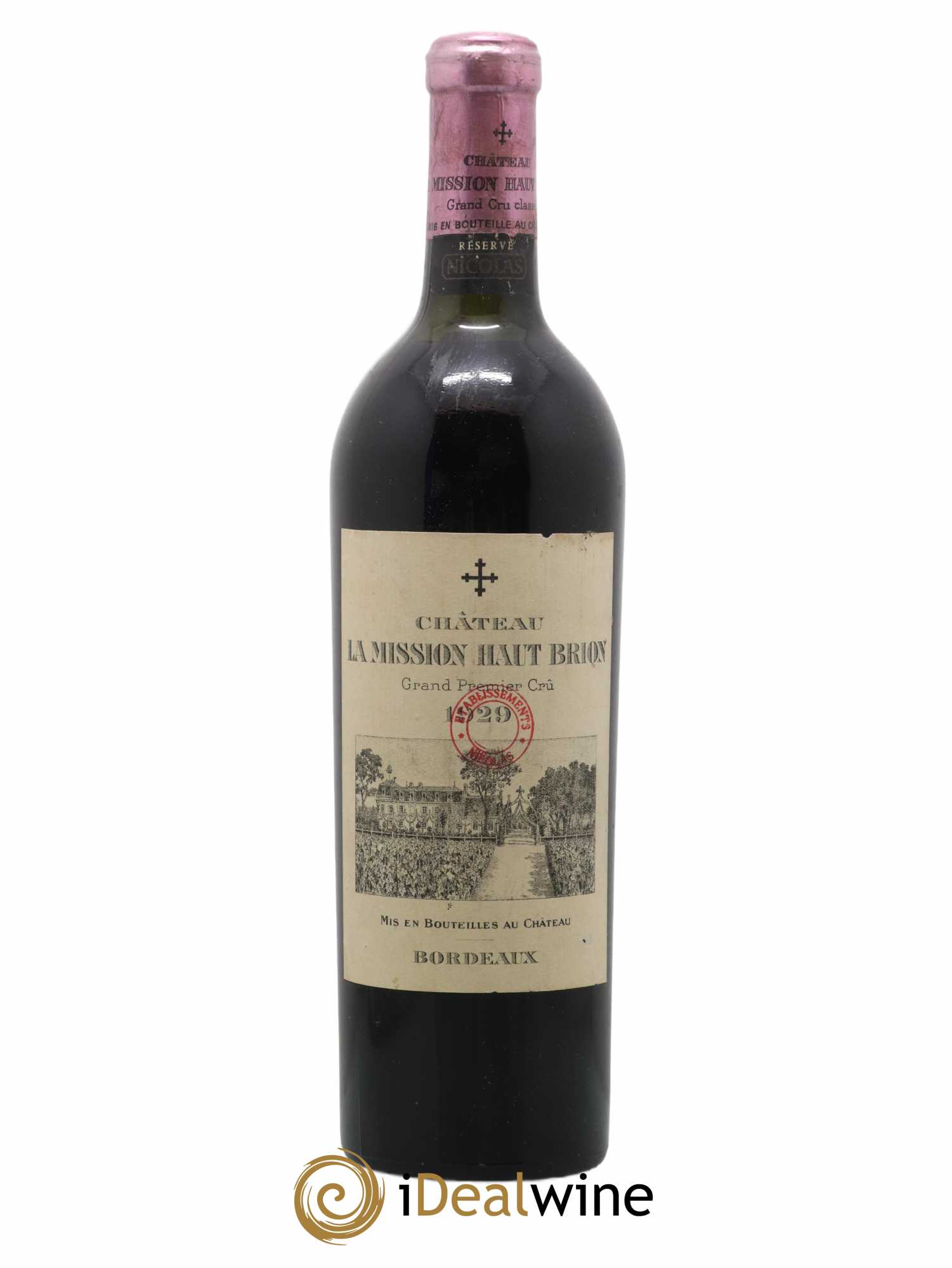 Château la Mission Haut-Brion Cru Classé de Graves 1929 - Lot of 1 bottle - 0