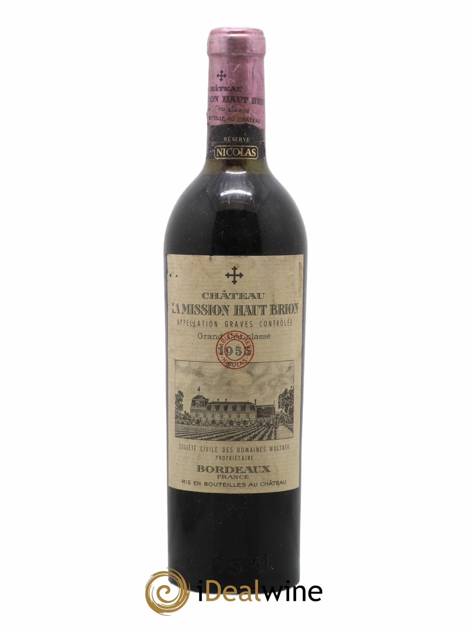 Château la Mission Haut-Brion Cru Classé de Graves 1953 - Lot of 1 bottle - 0