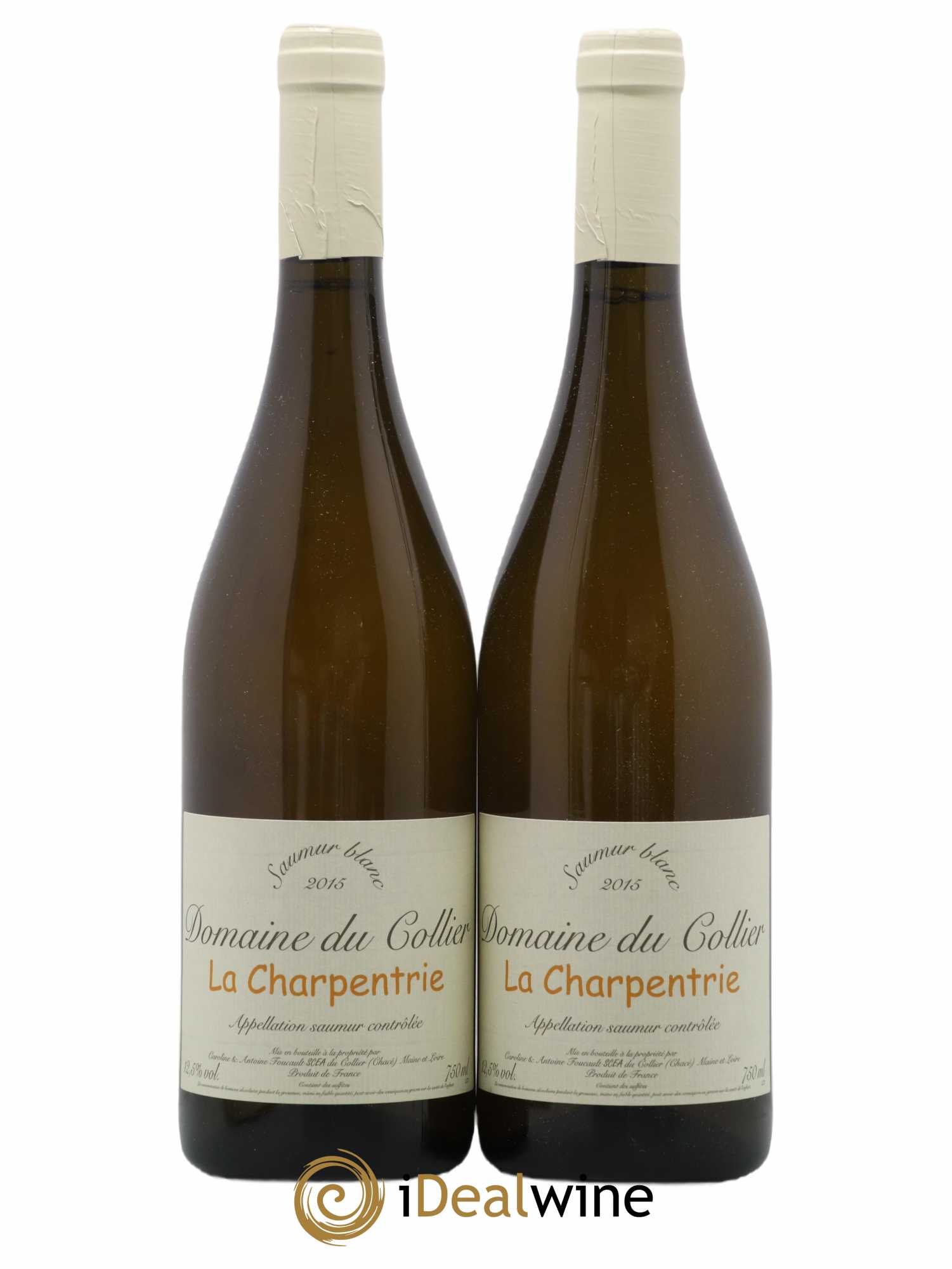 Saumur La Charpentrie Domaine du Collier 2015 - Lot de 2 bouteilles - 0