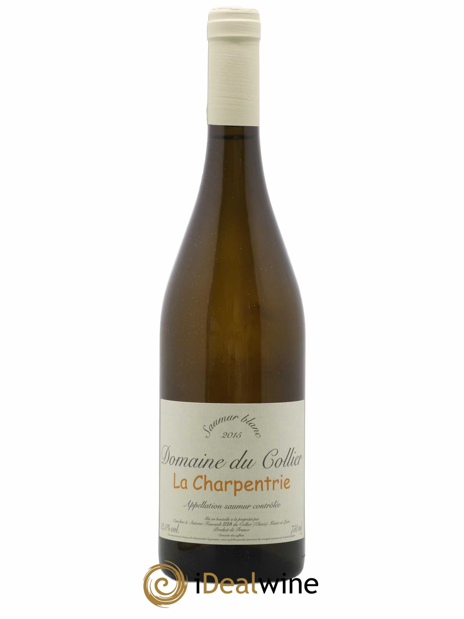 Saumur La Charpentrie Domaine du Collier 2015 - Lot de 1 bouteille - 0