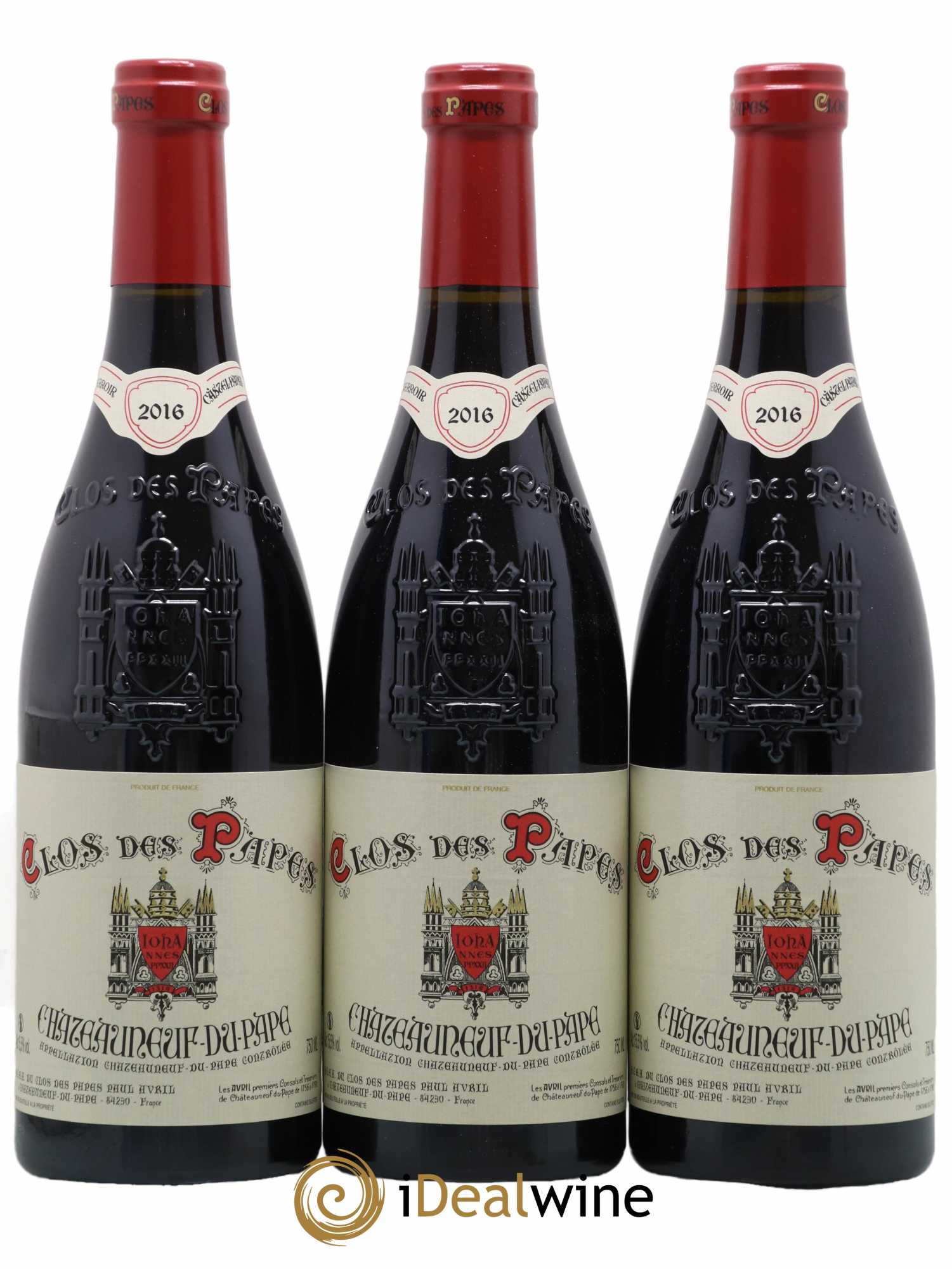 Châteauneuf-du-Pape Clos des Papes - Paul Avril 2016 - Lot of 12 bottles - 2