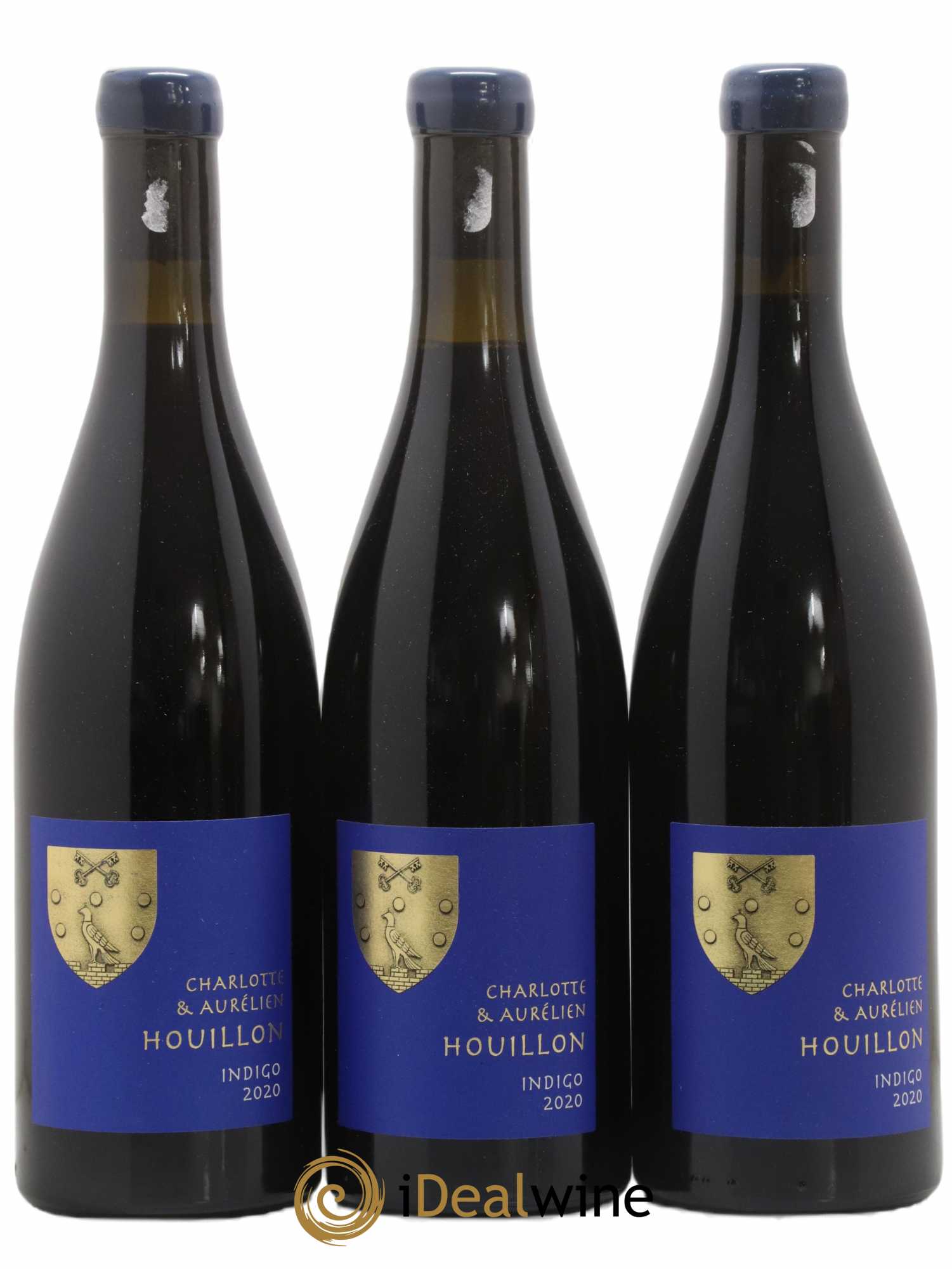 Vin de France (anciennement Côtes-du-Rhône) Indigo Aurélien et Charlotte Houillon 2020 - Lot de 3 bouteilles - 0