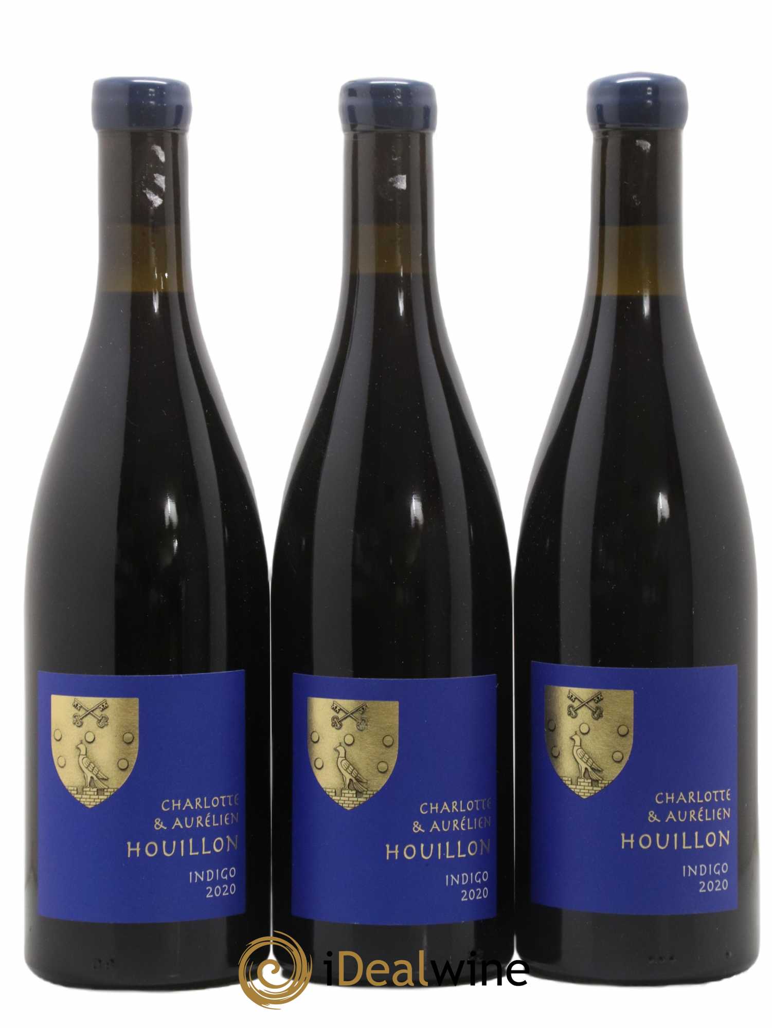 Vin de France (anciennement Côtes-du-Rhône) Indigo Aurélien et Charlotte Houillon 2020 - Lot de 3 bouteilles - 0