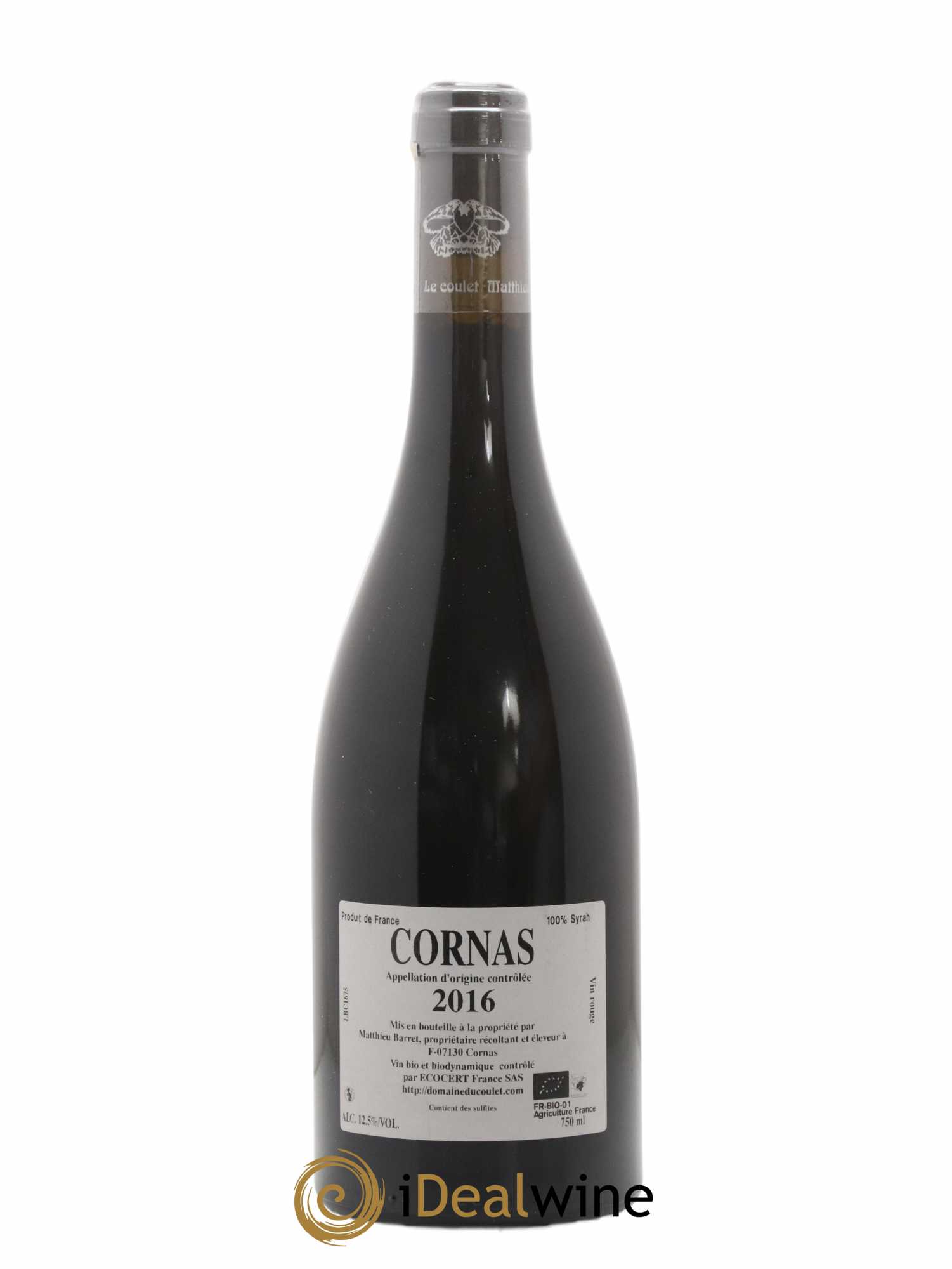 Cornas Brise Cailloux Coulet (Domaine du) - Matthieu Barret 2016 - Lot of 1 bottle - 1